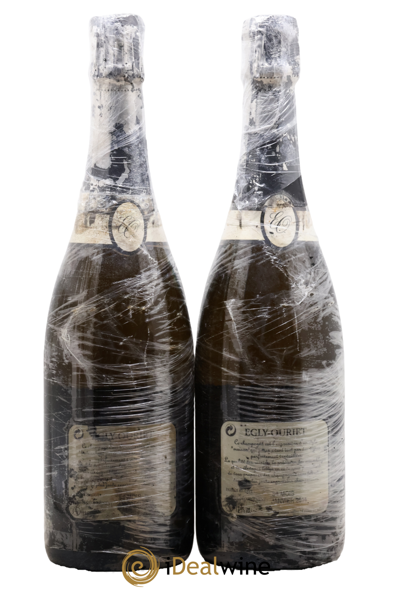 Blanc de Noirs Les Crayères Vieilles vignes Egly-Ouriet - Lot of 2 bottles - 1