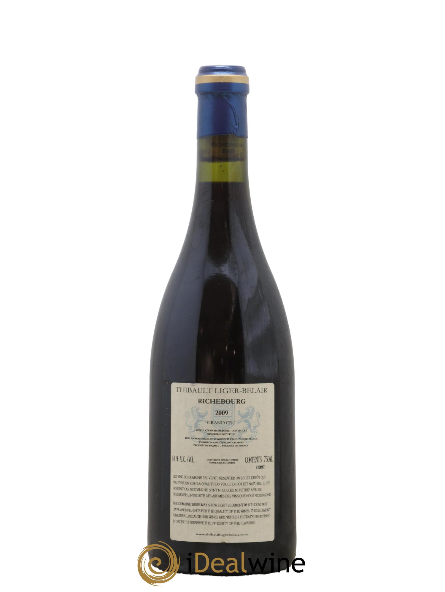 Richebourg Grand Cru Thibault Liger-Belair 2009 - Lot de 1 bouteille - 1