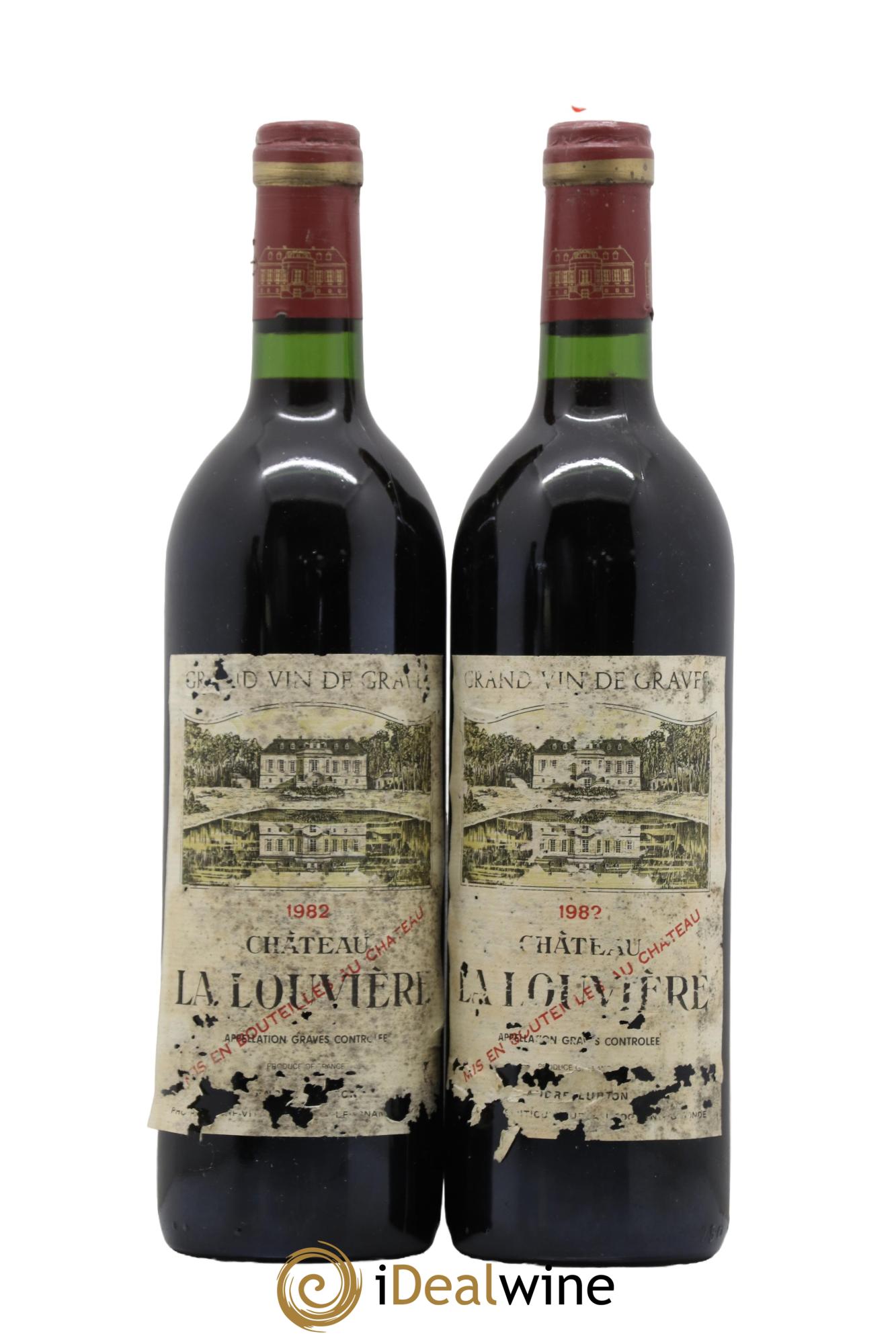 Château la Louvière 1982 - Posten von 2 Flaschen - 0