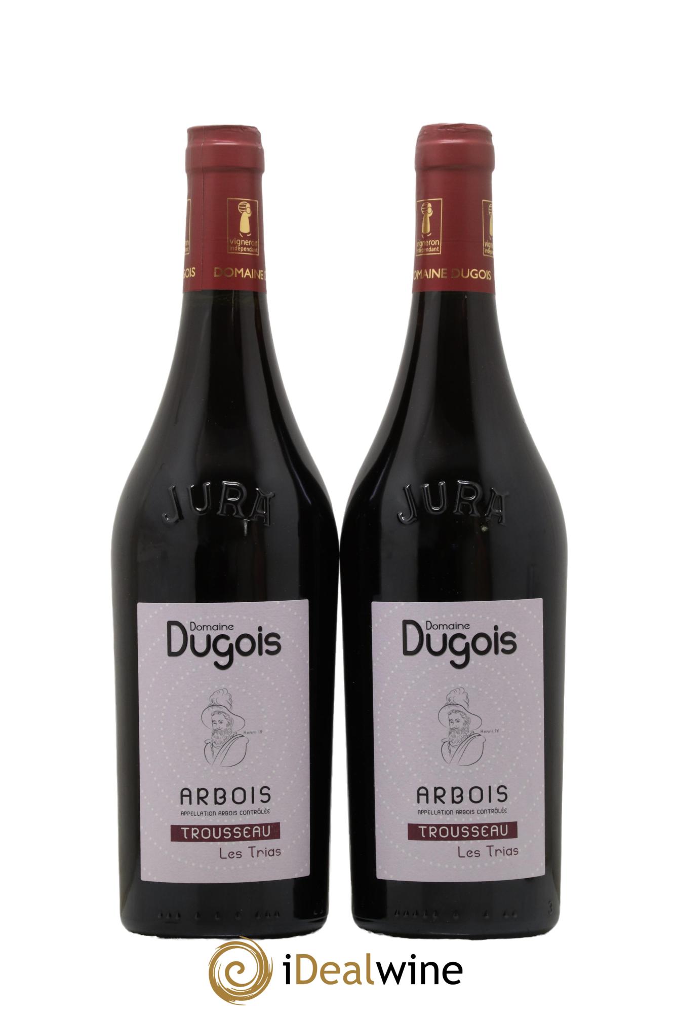 Côtes du Jura Domaine Dugois Trousseau Les Trias 2023 - Lot de 2 bouteilles - 0