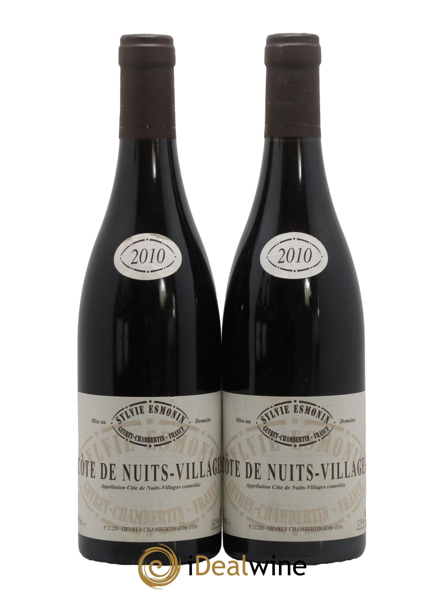 Côte de Nuits-Villages Sylvie Esmonin 2010 - Lot de 2 bouteilles - 0