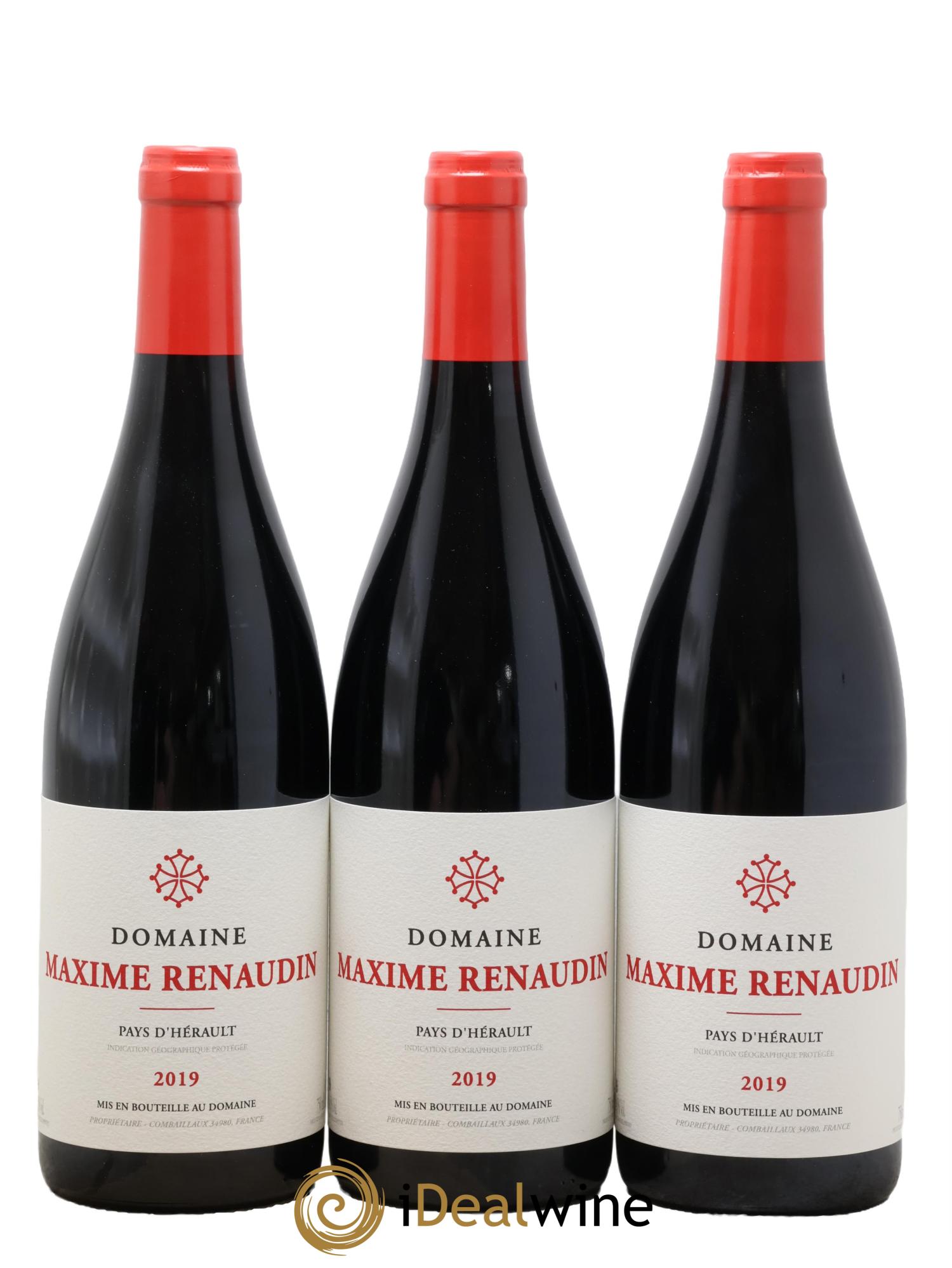 IGP Pays d'Hérault Maxime Renaudin 2019 - Lot of 3 bottles - 0