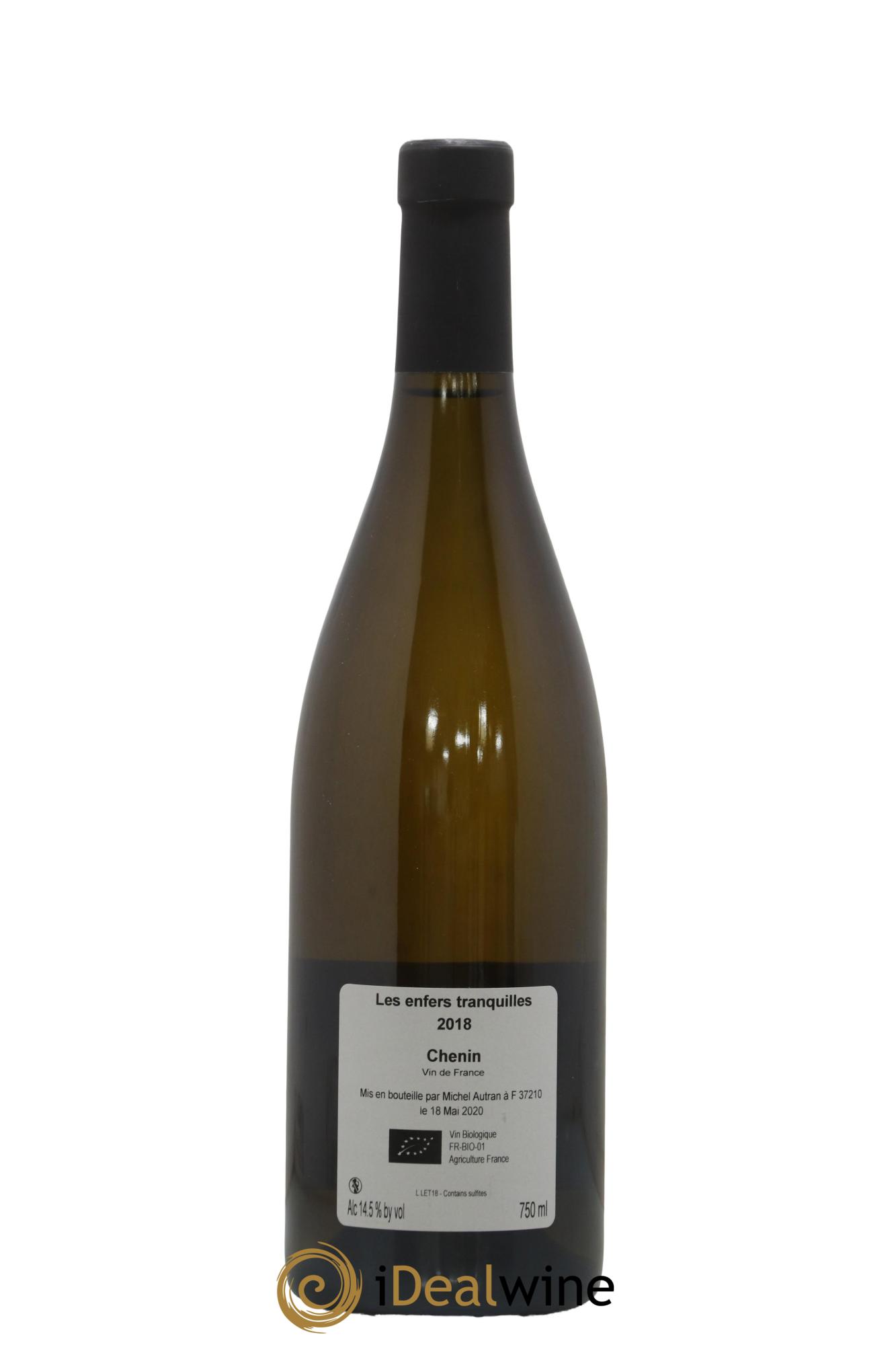Vin de France Les Enfers Tranquilles Michel Autran 2018 - Lot de 1 bouteille - 1