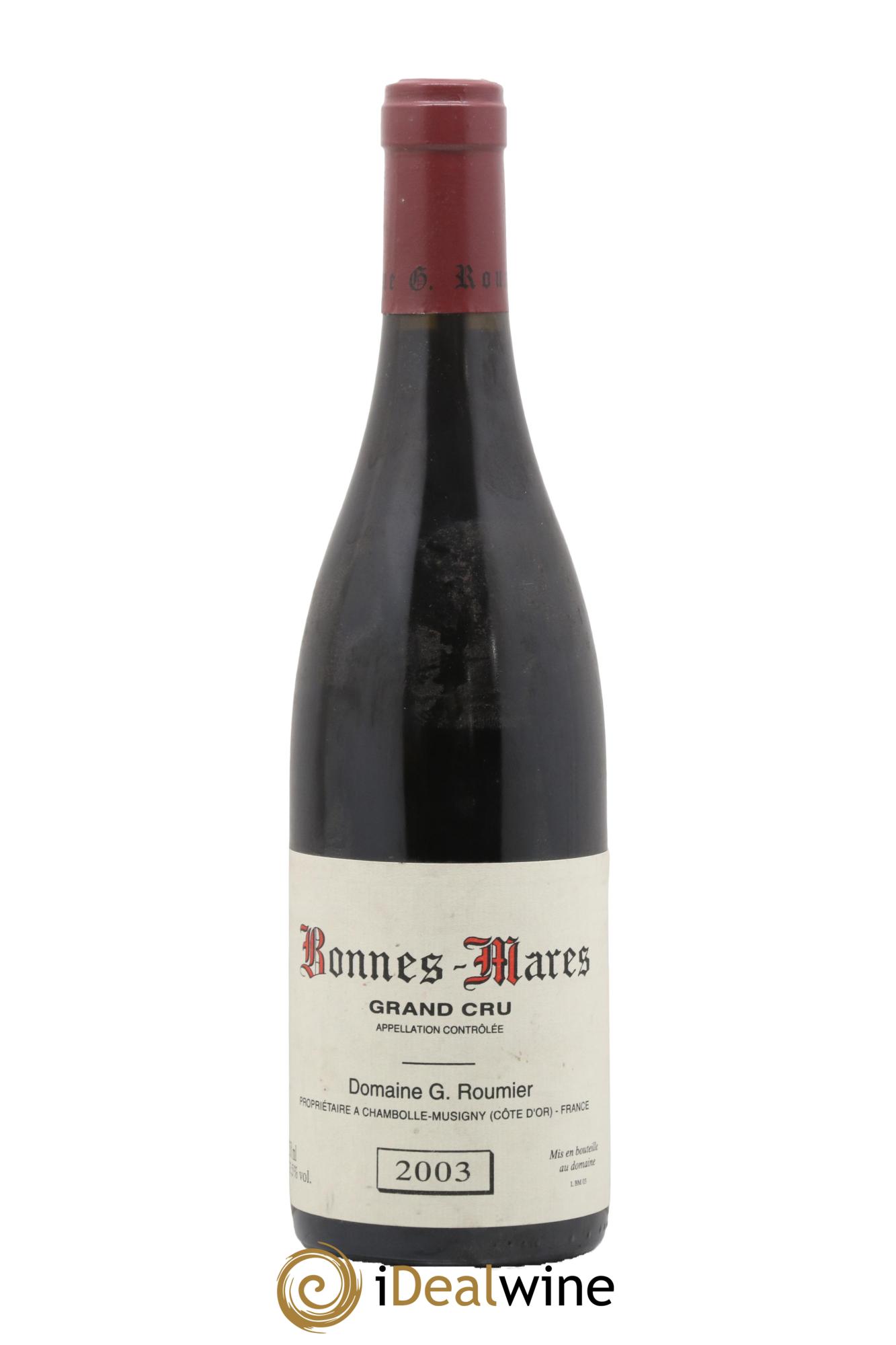 Bonnes-Mares Grand Cru Georges Roumier (Domaine) 2003 - Lot de 1 bouteille - 0