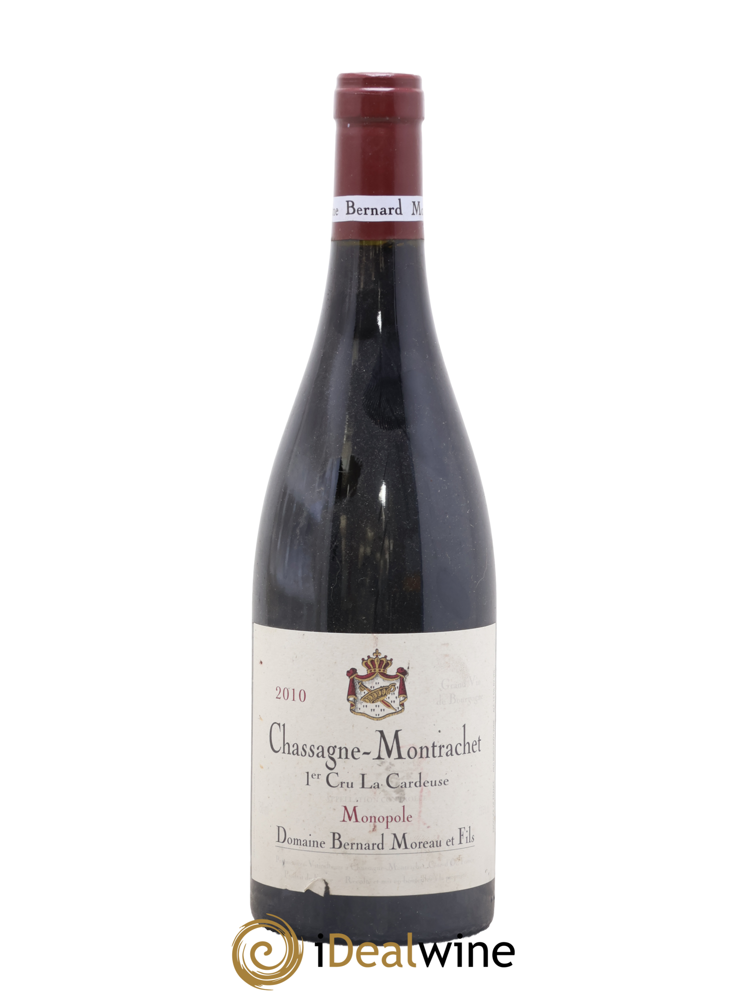 Chassagne-Montrachet 1er Cru La Cardeuse Bernard Moreau et Fils (Domaine) 2010 - Lot de 1 bouteille - 0