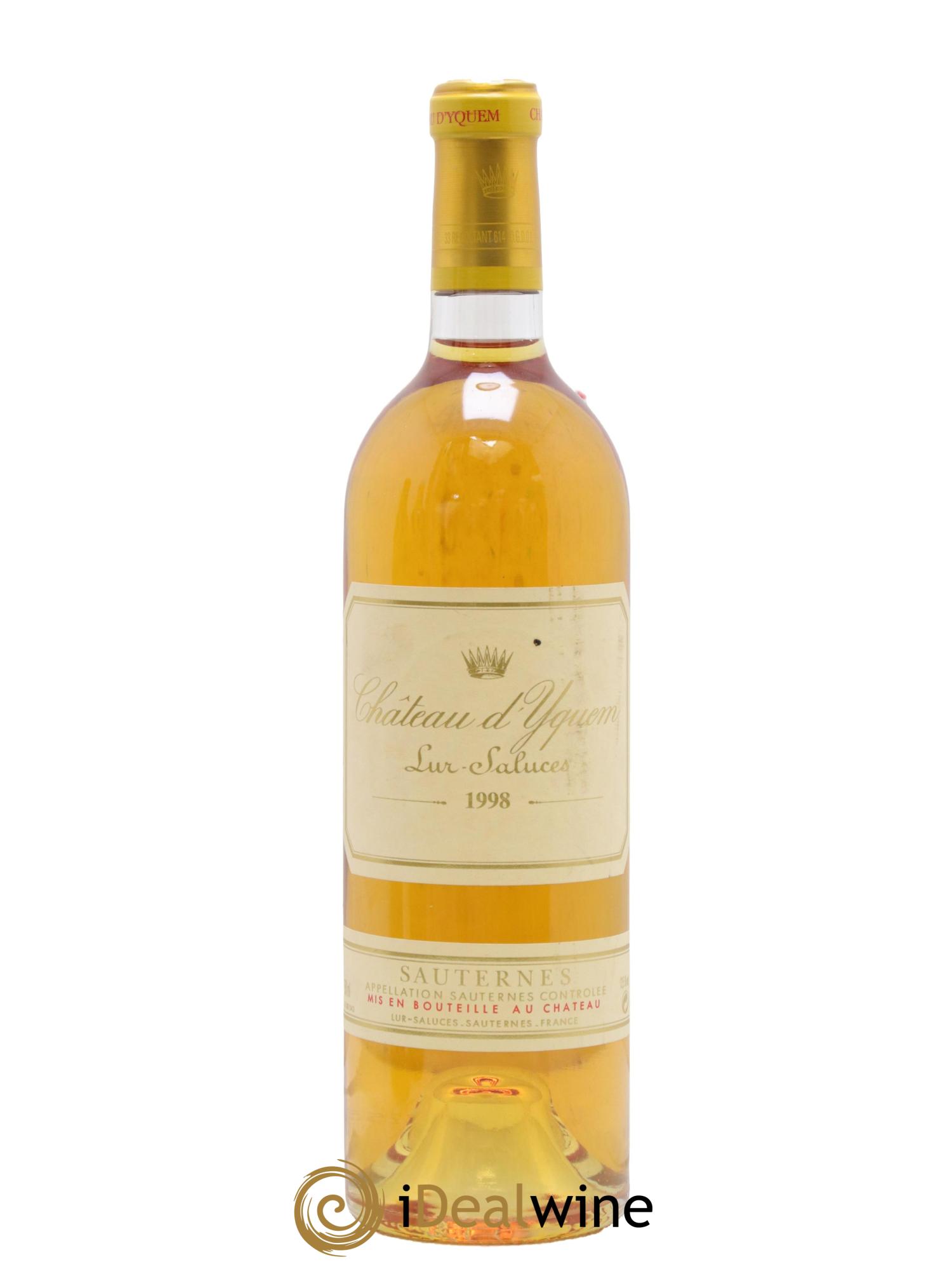 Château d' Yquem 1er Cru Classé Supérieur 1998 - Lot de 1 bouteille - 0