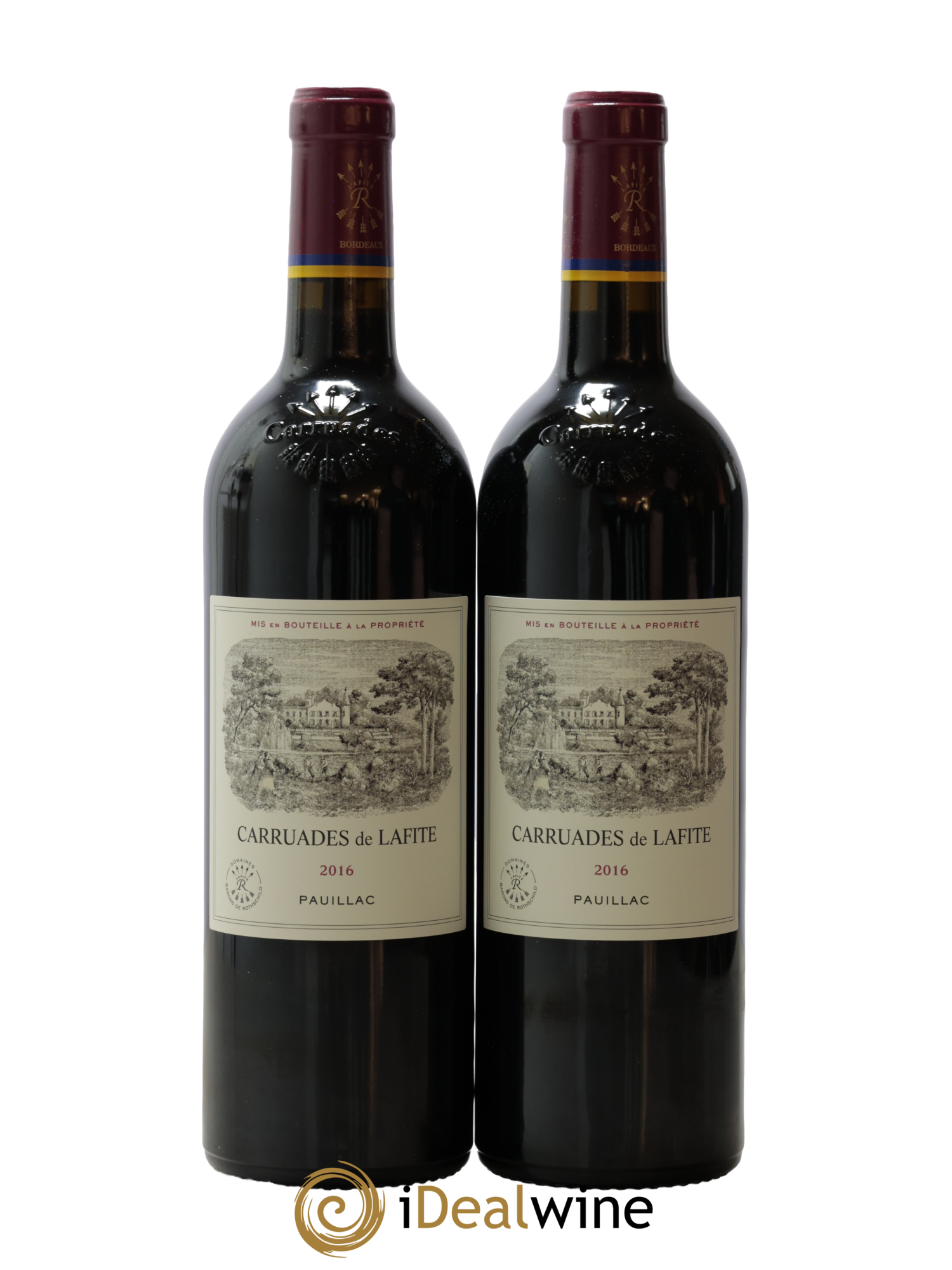 Carruades de Lafite Rothschild Second Vin 2016 - Lot de 2 bouteilles - 0