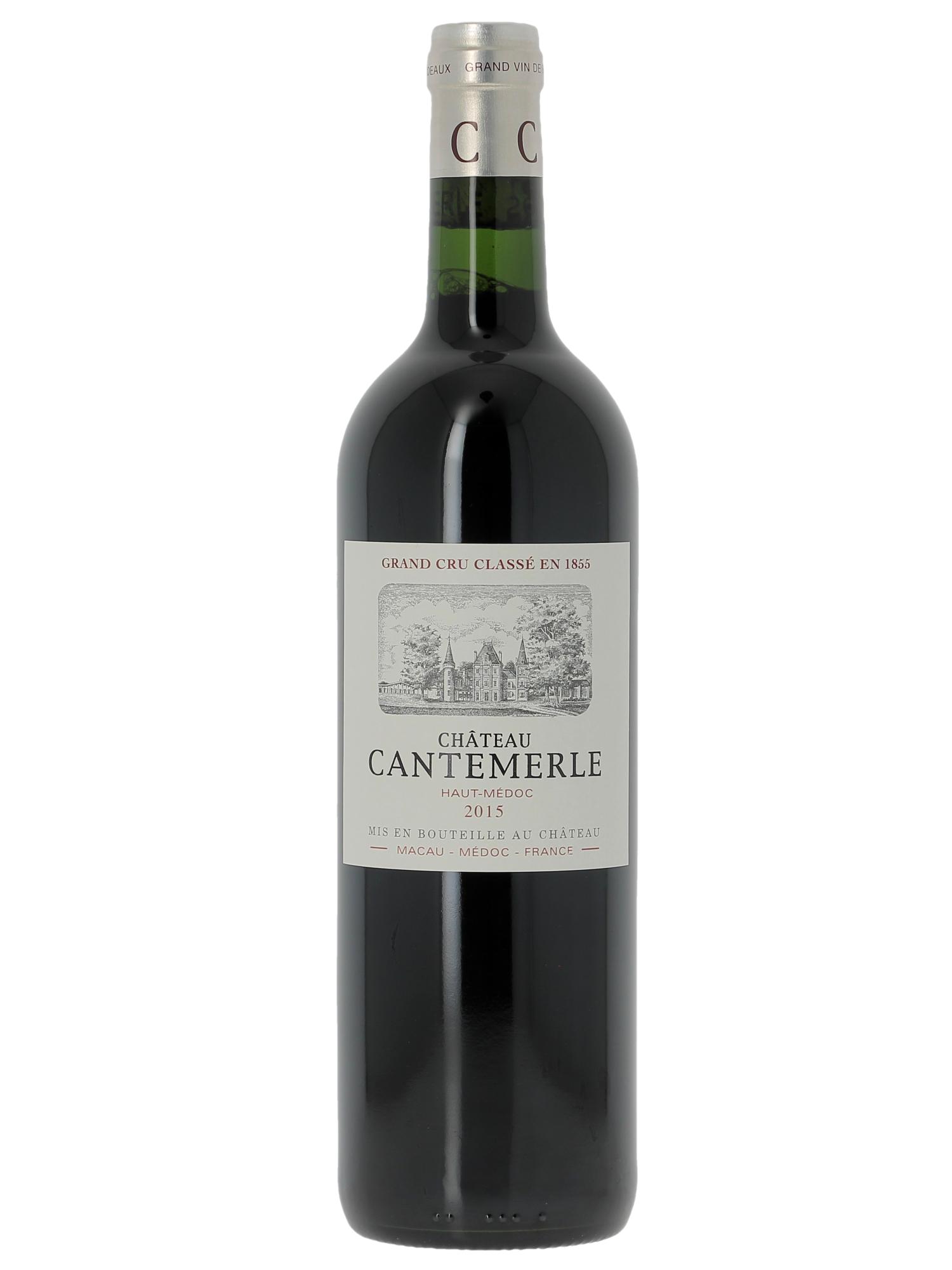Château Cantemerle 5ème Grand Cru Classé (Cassetta in legno a partire da 12 bt) 2015 - Lotto di 1 bottiglia - 0