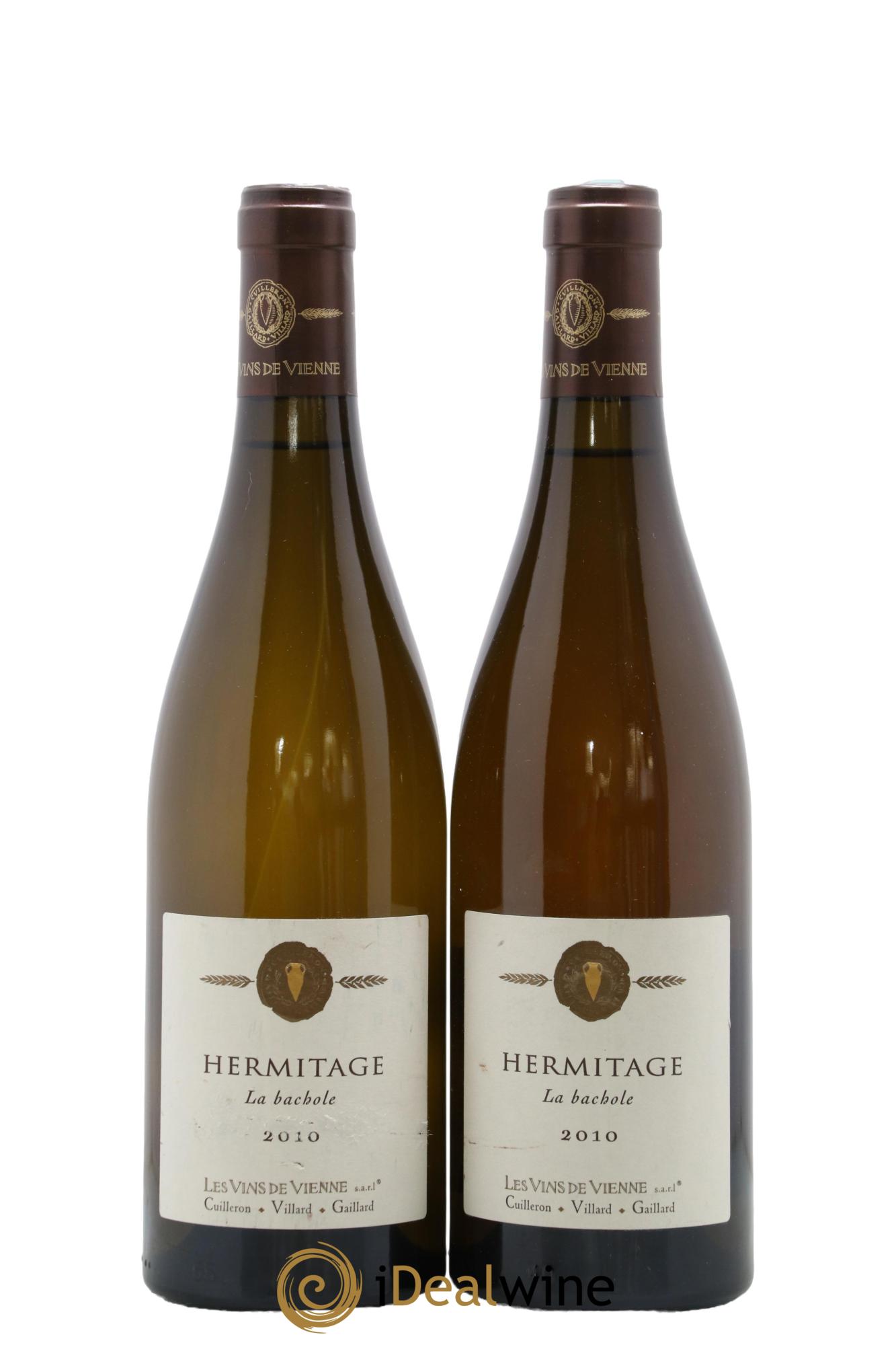 Hermitage Vins de Vienne La Bachole Cuilleron Villard Gaillard 2010 - Lot of 2 bottles - 0
