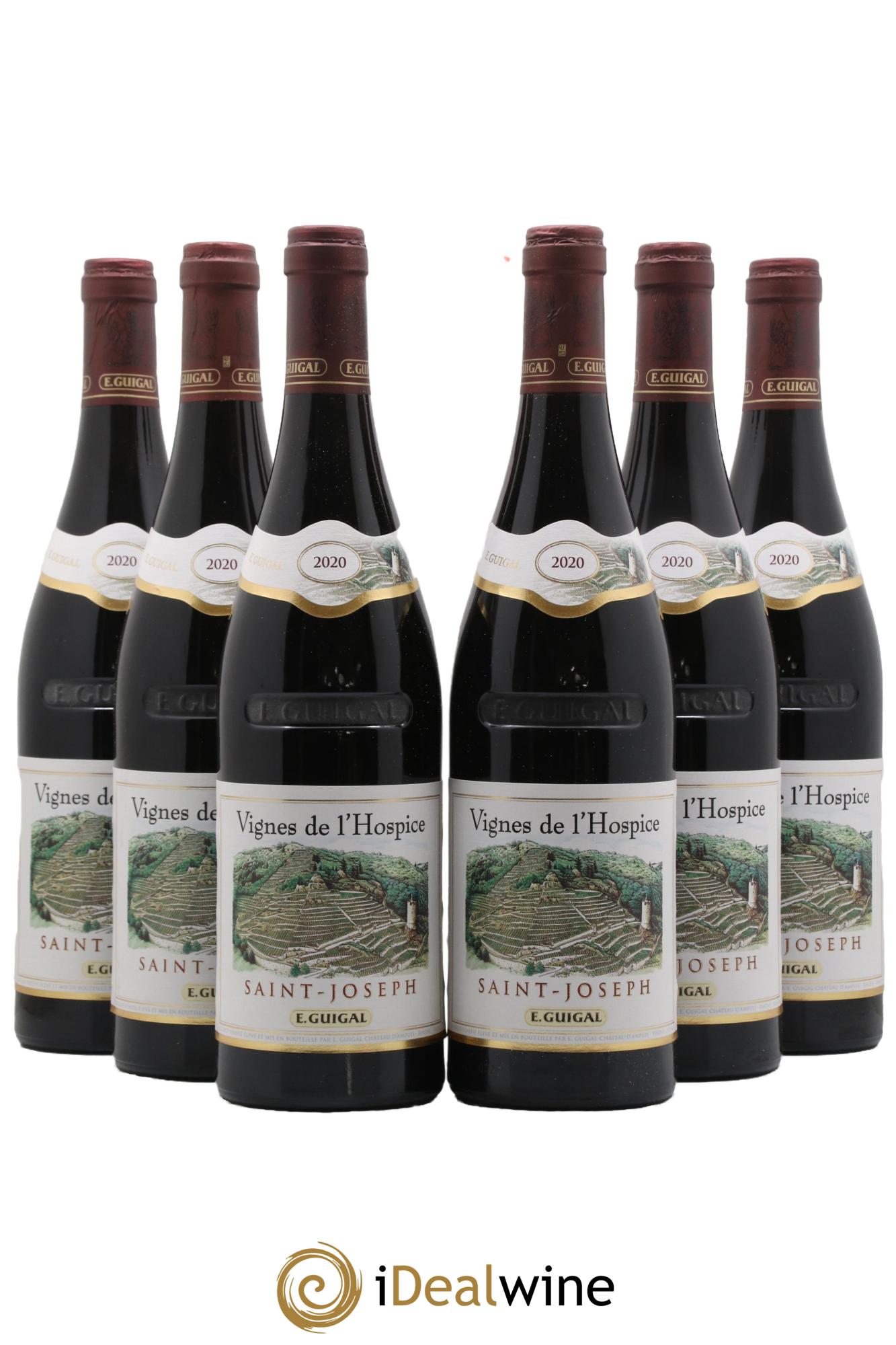 Saint-Joseph Vignes de l'Hospice Guigal 2020 - Lotto di 6 bottiglie - 0