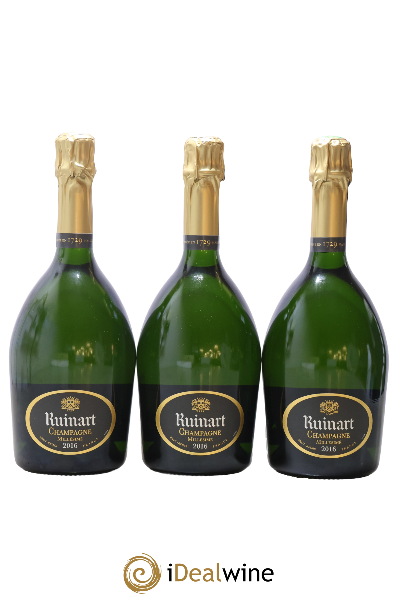 Brut Millésimé Ruinart 2016 - Lotto di 3 bottiglie - 0
