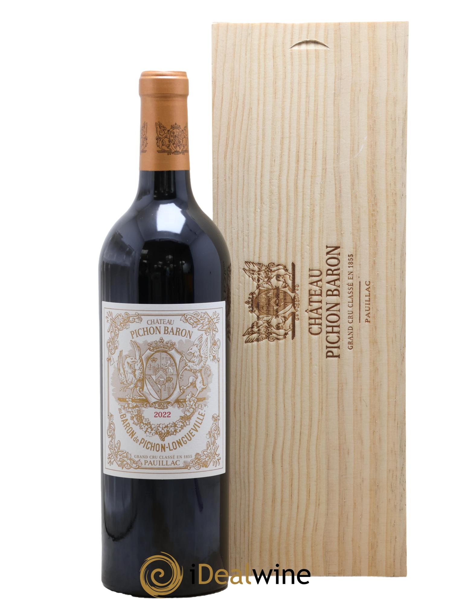 Pichon Longueville Baron 2ème Grand Cru Classé 2022 - Lot de 1 bouteille - 0