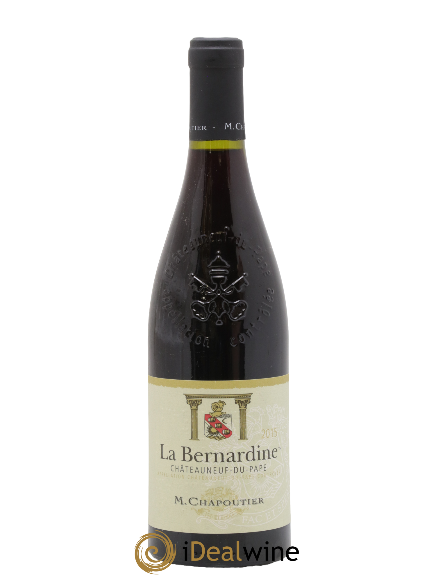 Châteauneuf-du-Pape La Bernardine Chapoutier 2015 - Posten von 1 Flasche - 0