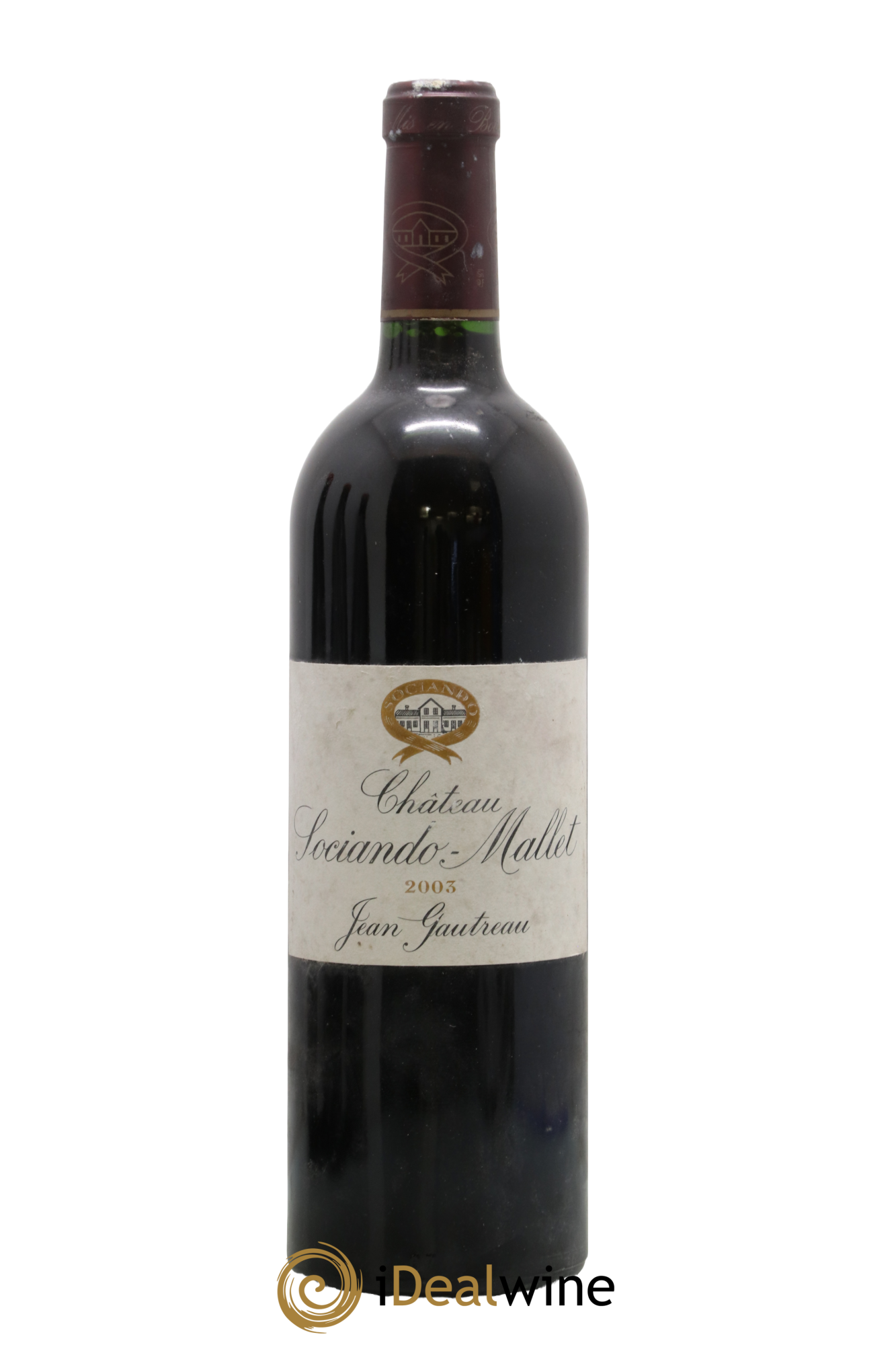 Château Sociando Mallet 2003 - Lot de 1 bouteille - 0