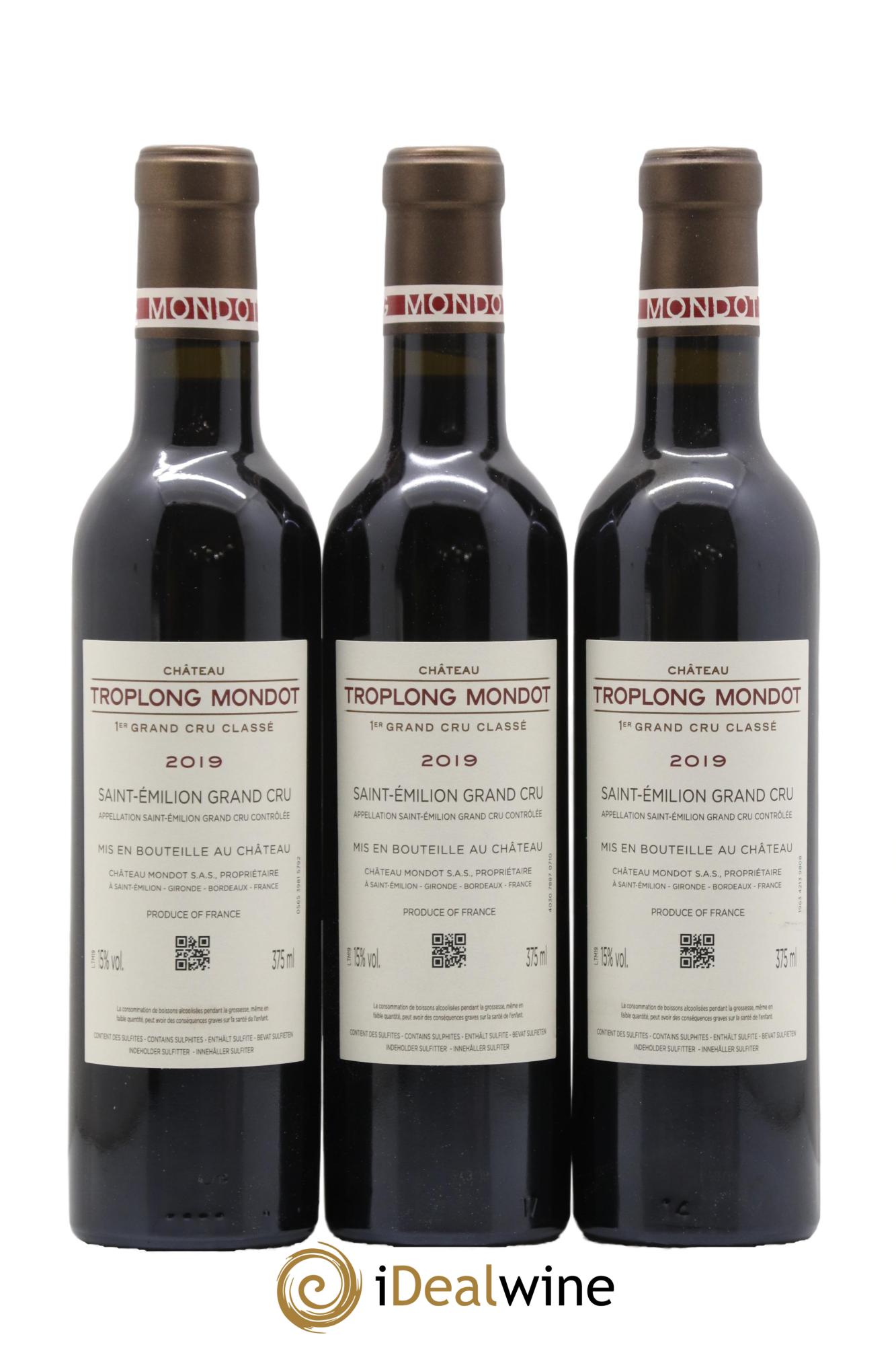 Château Troplong Mondot 1er Grand Cru Classé B 2019 - Lotto di 12 mezze bottiglie - 8