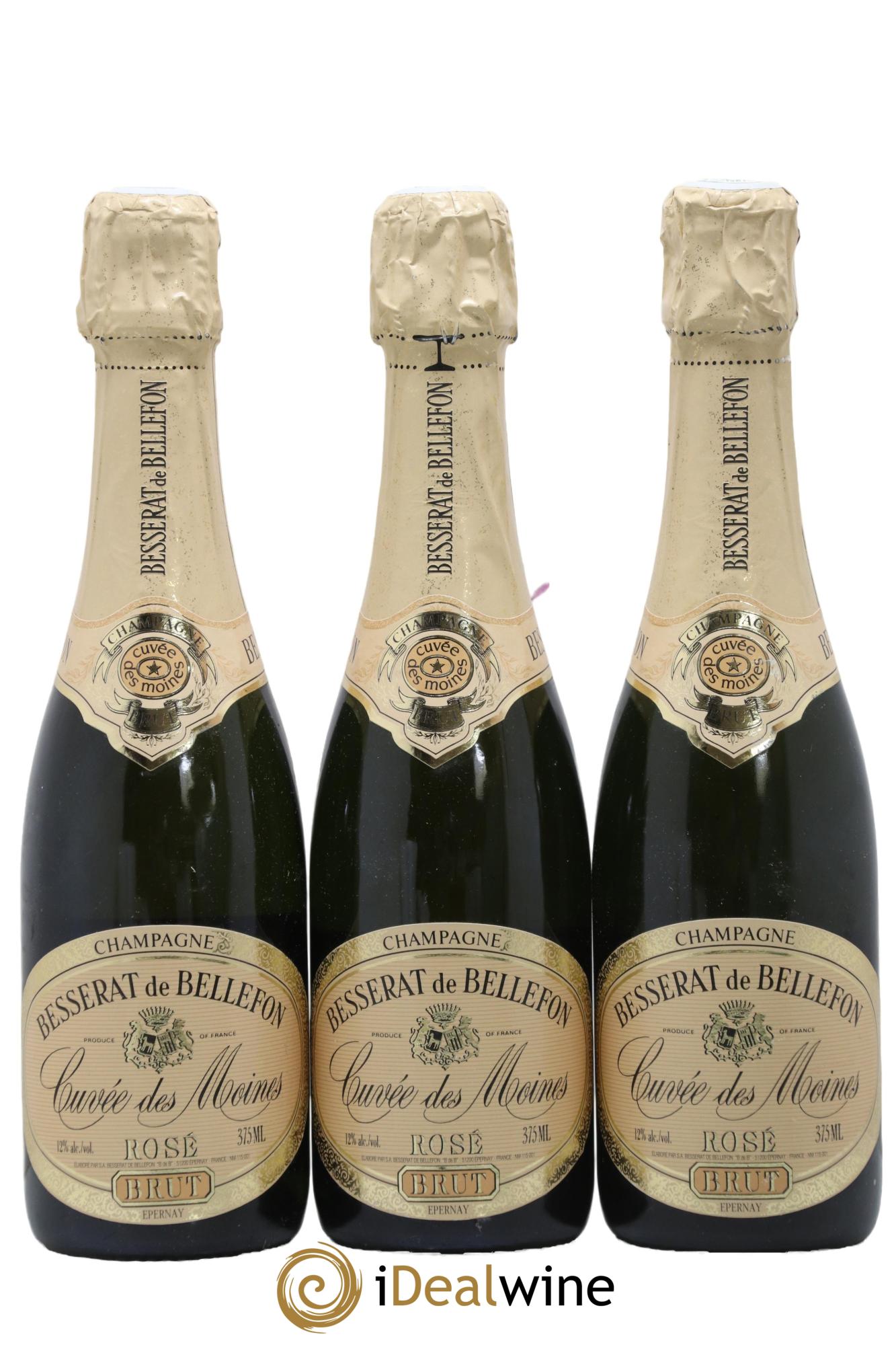 Cuvée des Moines Besserat de Bellefon - Lot de 3 demi bouteilles - 0