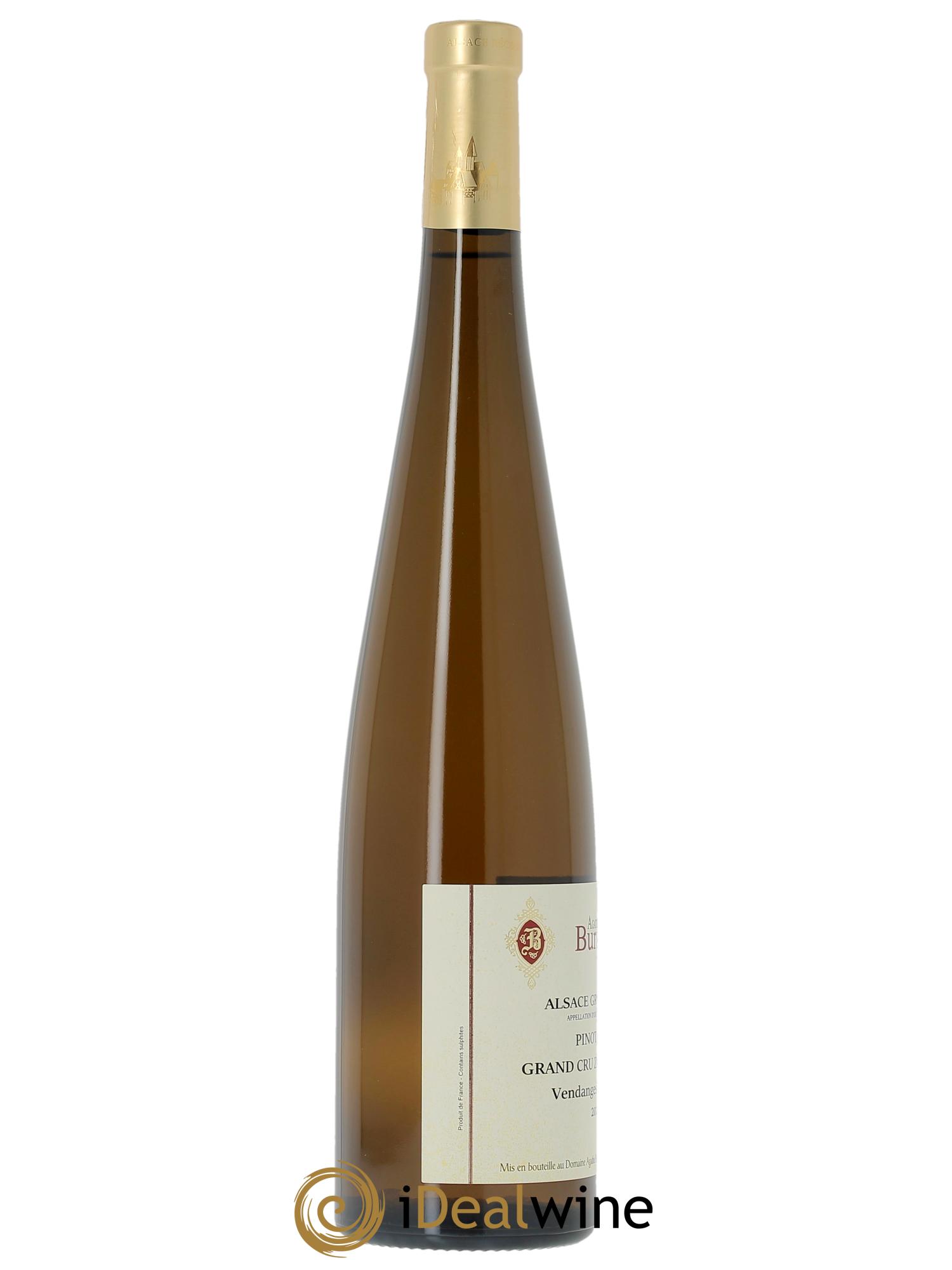 Alsace Pinot Gris Vendanges Tardives Grand Cru Zinnkoepflé Agathe Bursin  2022 - Lot of 1 bottle - 2
