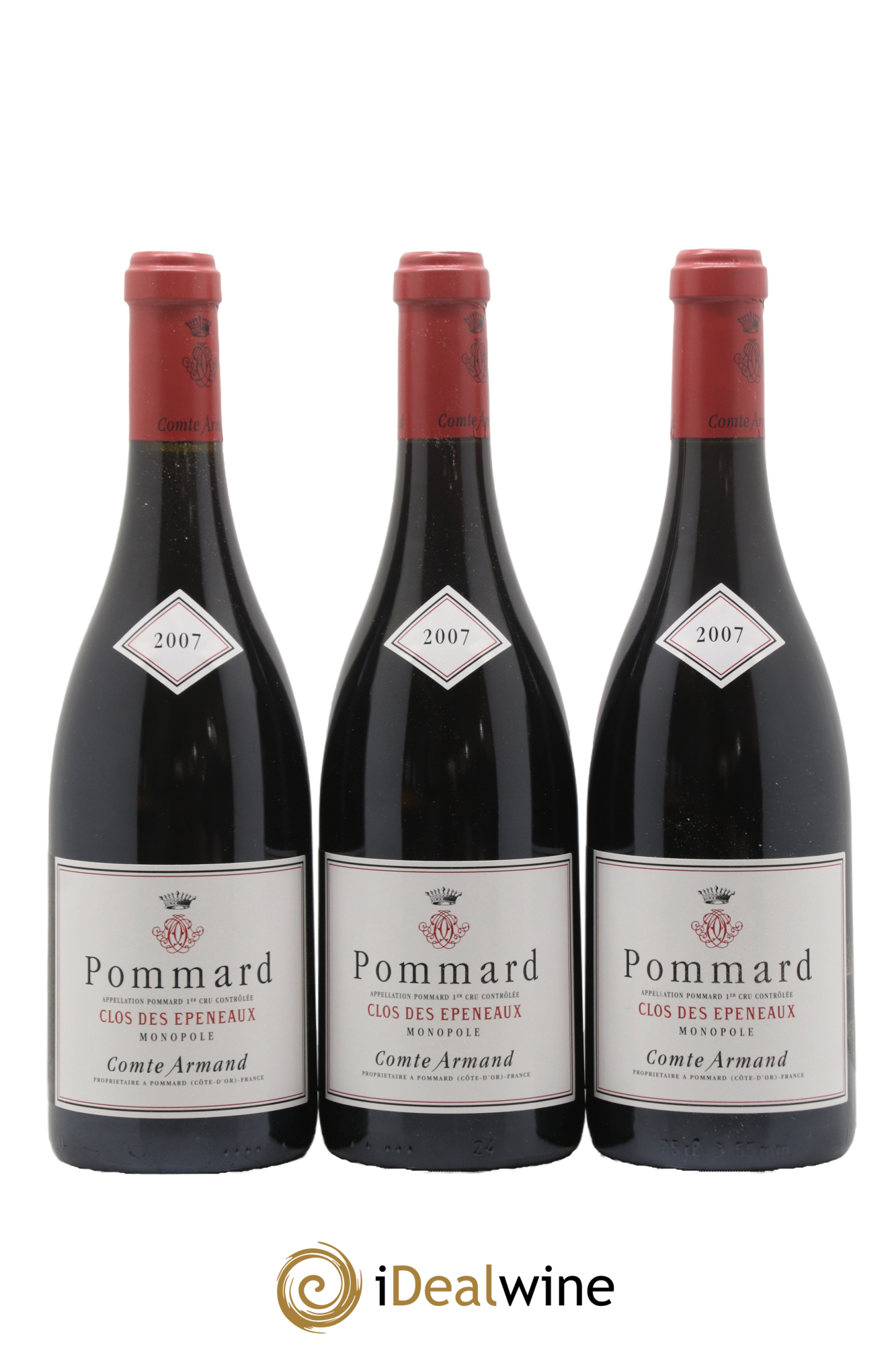 Pommard 1er Cru Clos des Epeneaux Comte Armand 2007 - Lot de 6 bouteilles - 1