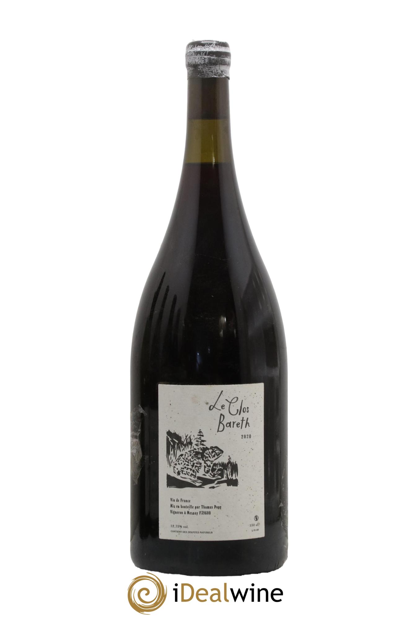 Vin de France Clos Bareth Thomas Popy 2020 - Lot of 1 magnum - 0