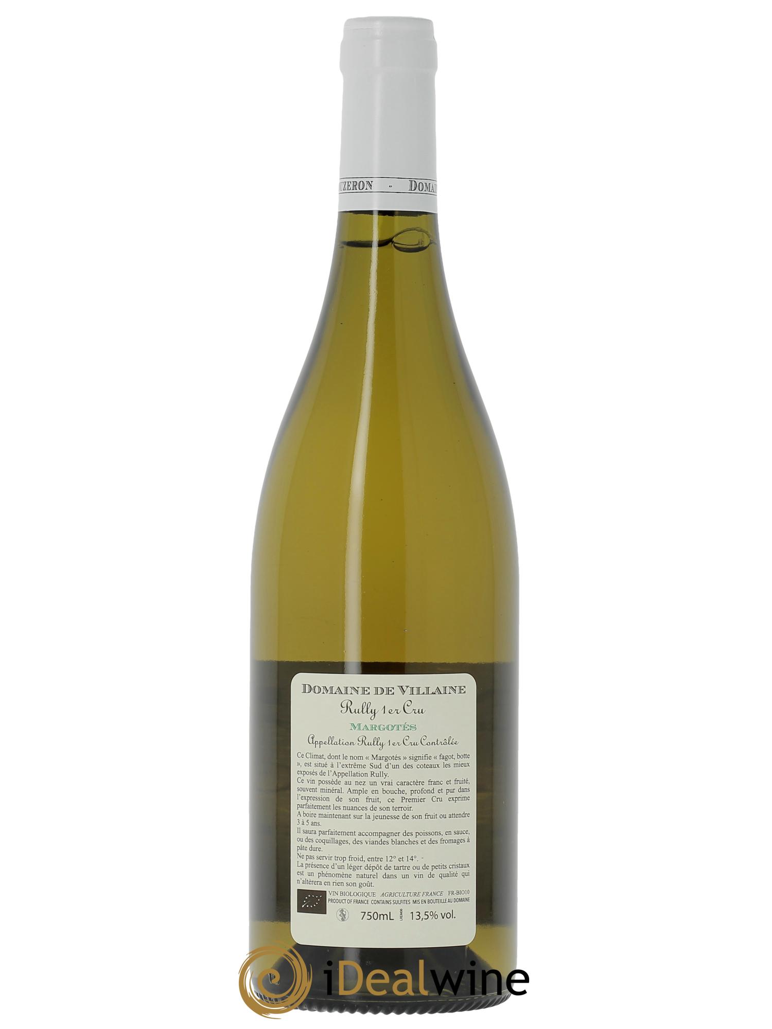 Rully 1er Cru Les Margotés Domaine de Villaine  2023 - Lot de 1 bouteille - 1