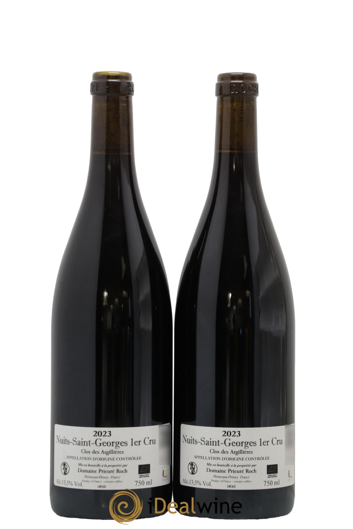 Nuits-Saint-Georges 1er Cru Clos des Argillières Prieuré Roch 2023 - Lot de 2 bouteilles - 1