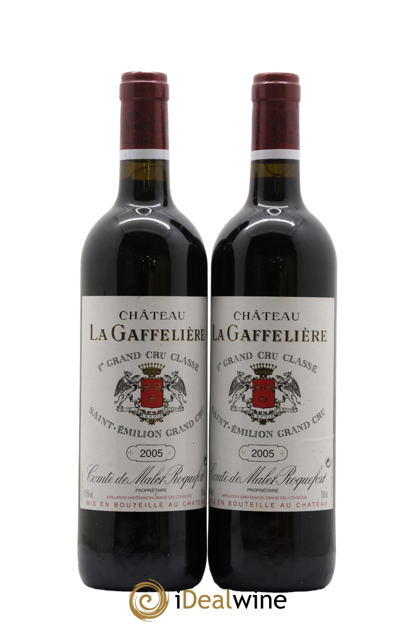 Château la Gaffelière 1er Grand Cru Classé B 2005 - Lot de 2 bouteilles - 0