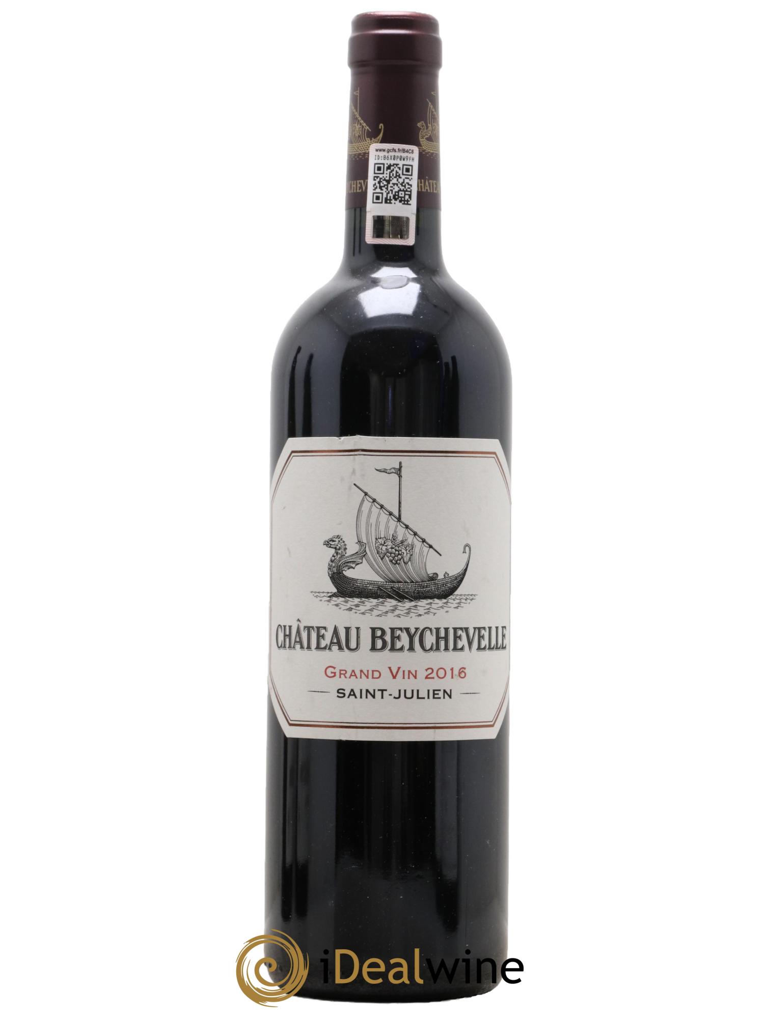 Château Beychevelle 4ème Grand Cru Classé 2016 - Lot de 1 bouteille - 0