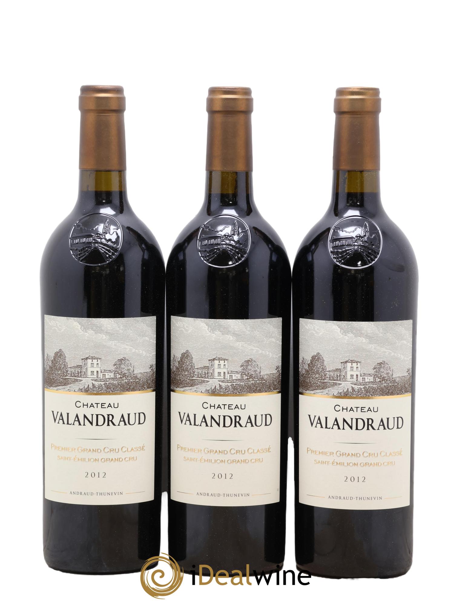 Château de Valandraud 1er Grand Cru Classé B depuis 2012 2012 - Posten von 6 Flaschen - 2