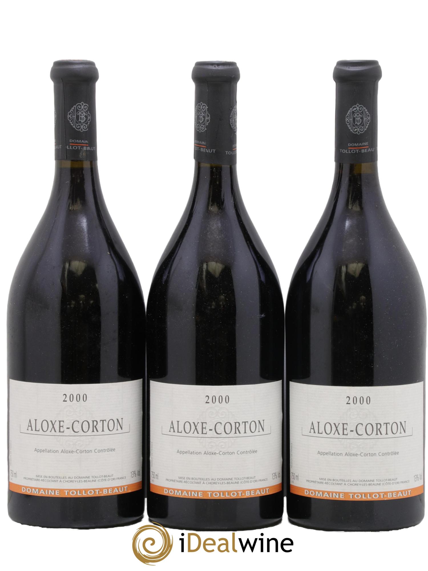 Aloxe-Corton Tollot Beaut (Domaine) 2000 - Posten von 3 Flaschen - 0
