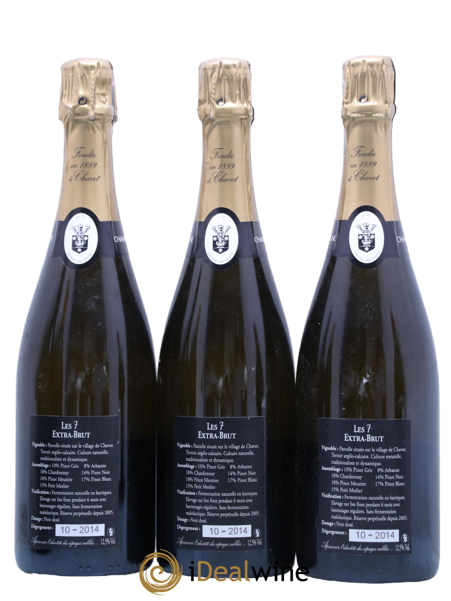Extra-Brut Les 7 Laherte Frères  - Lot de 3 bouteilles - 1