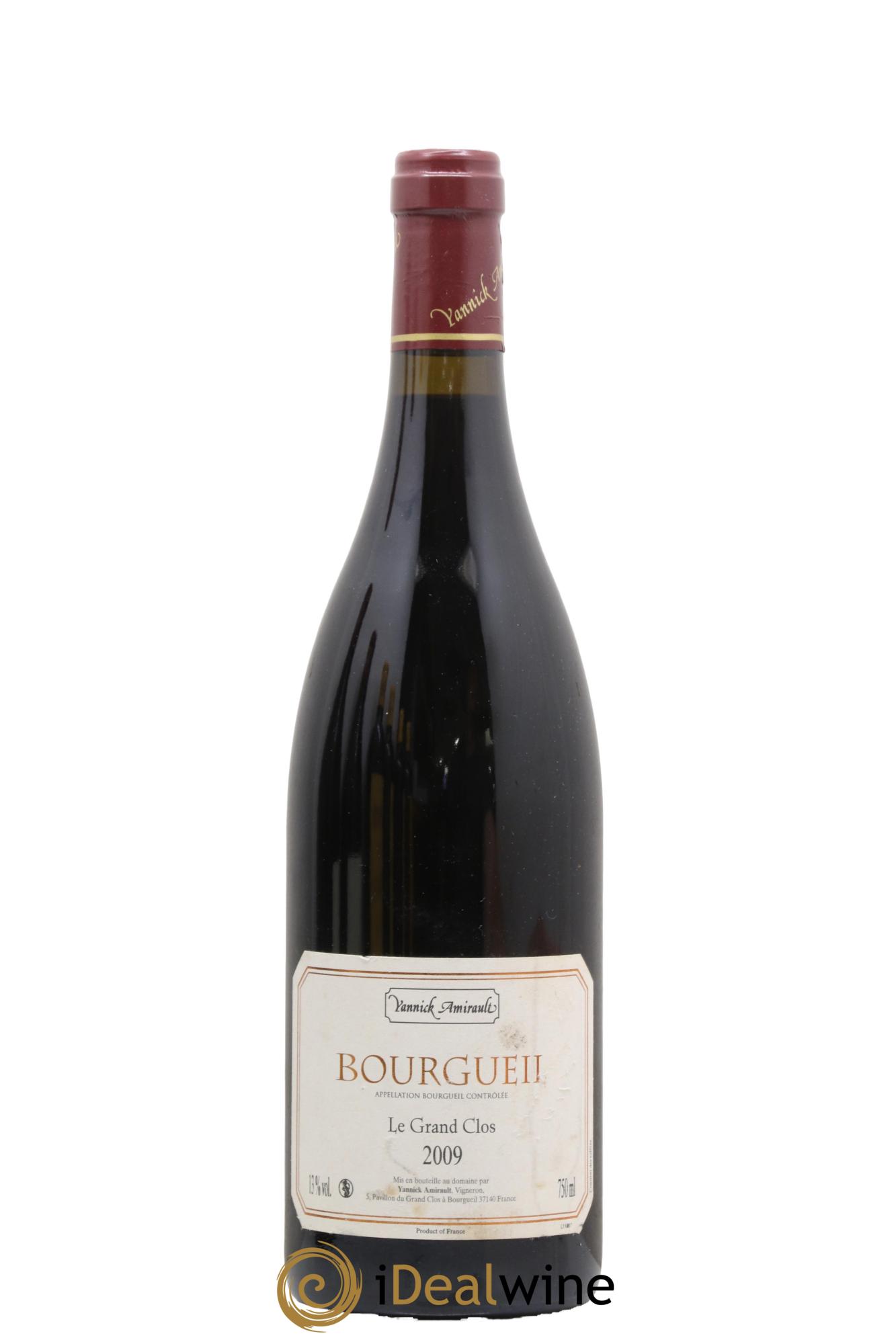 Bourgueil Grand Clos Yannick Amirault (Domaine) 2009 - Lot de 1 bouteille - 0