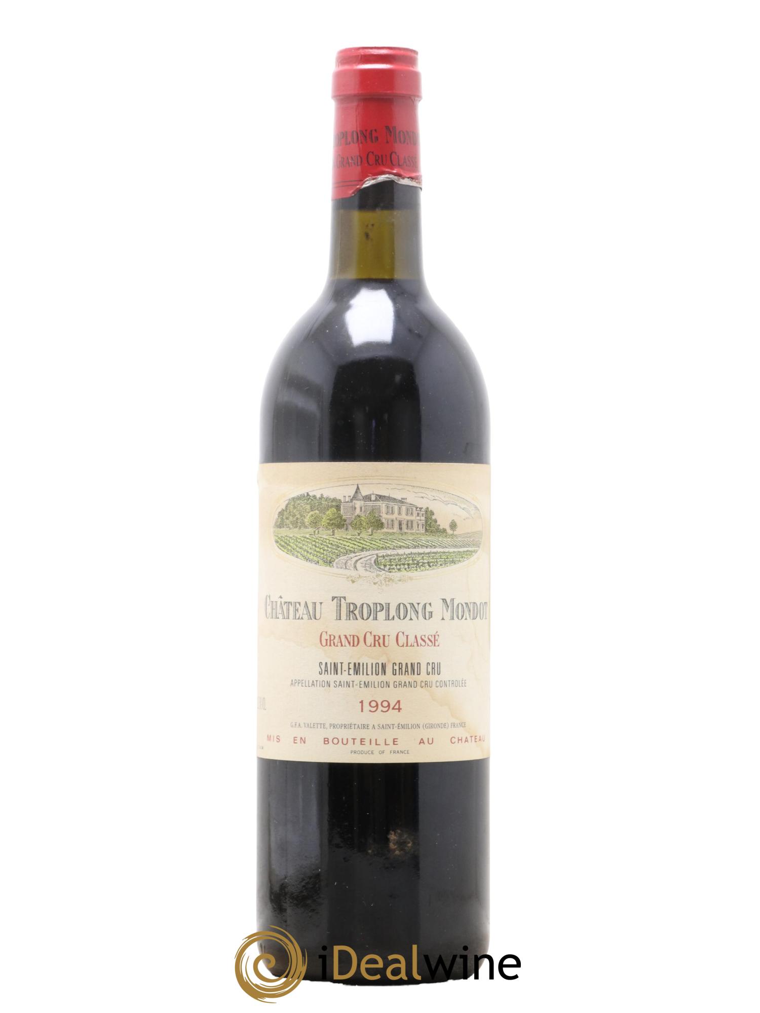 Château Troplong Mondot 1er Grand Cru Classé B 1994 - Posten von 1 Flasche - 0
