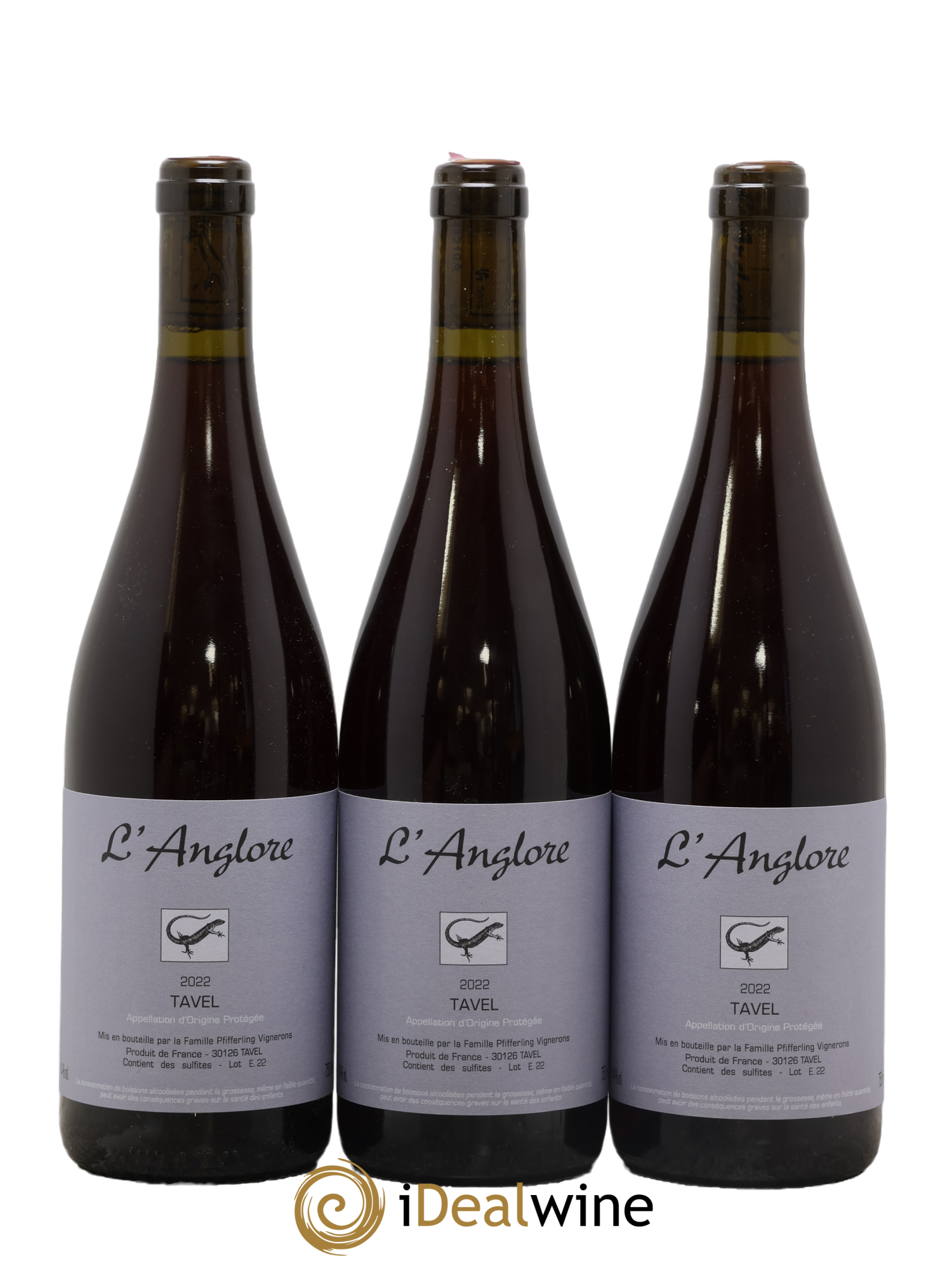 Tavel L'Anglore 2022 - Lotto di 3 bottiglie - 0