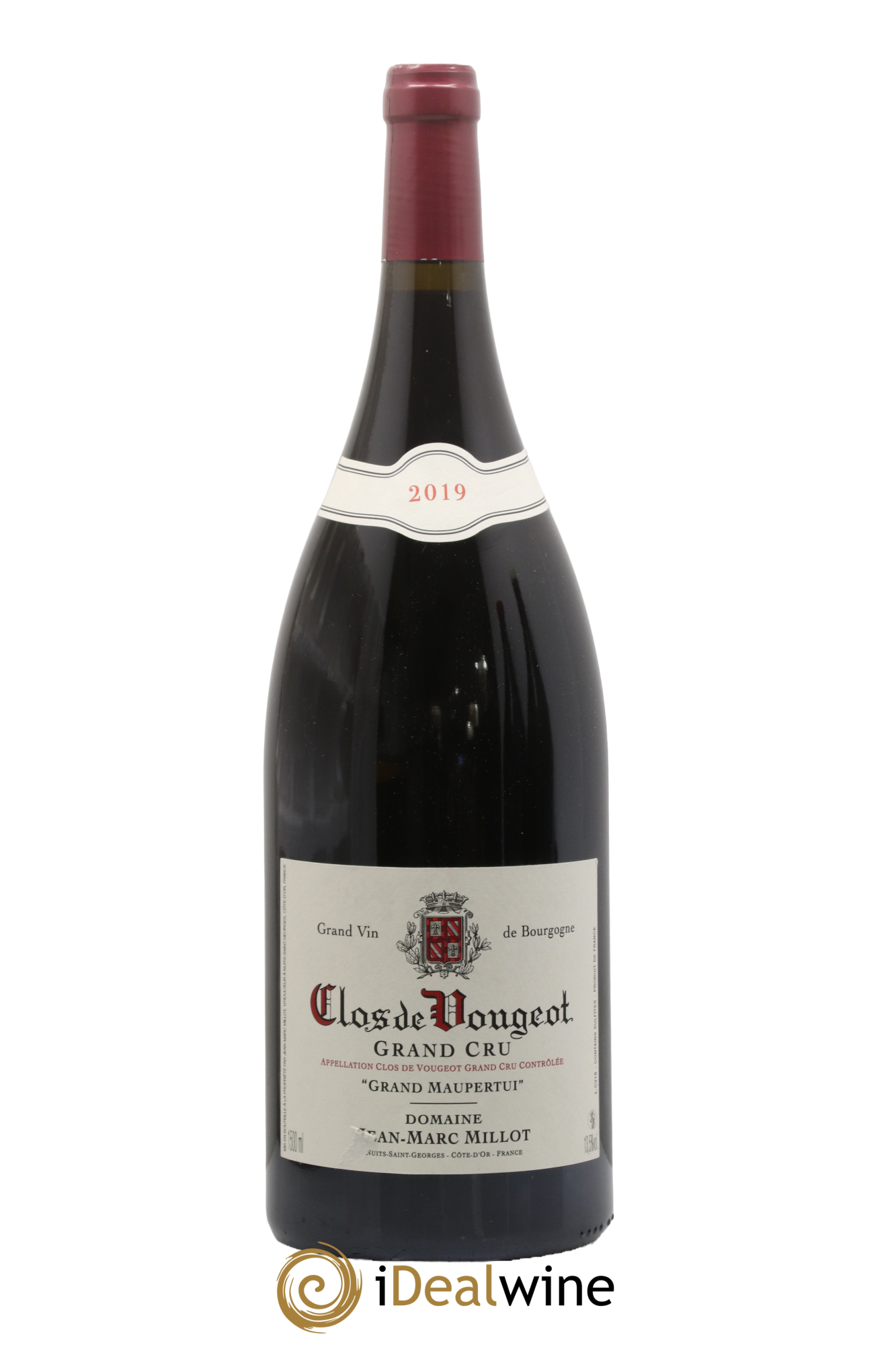 Clos de Vougeot Grand Cru Grand Maupertui Jean-Marc Millot 2019 - Posten von 1 Magnum - 0