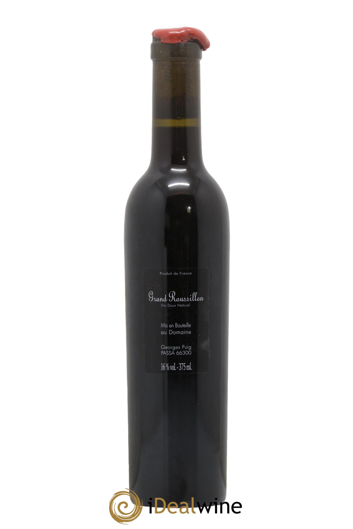 Divers Vin Doux Naturel Grand Roussillon Cuvee Georges Puig Domaine Puig Parahy 1963 - Posten von 1 Demi-Flasche - 1