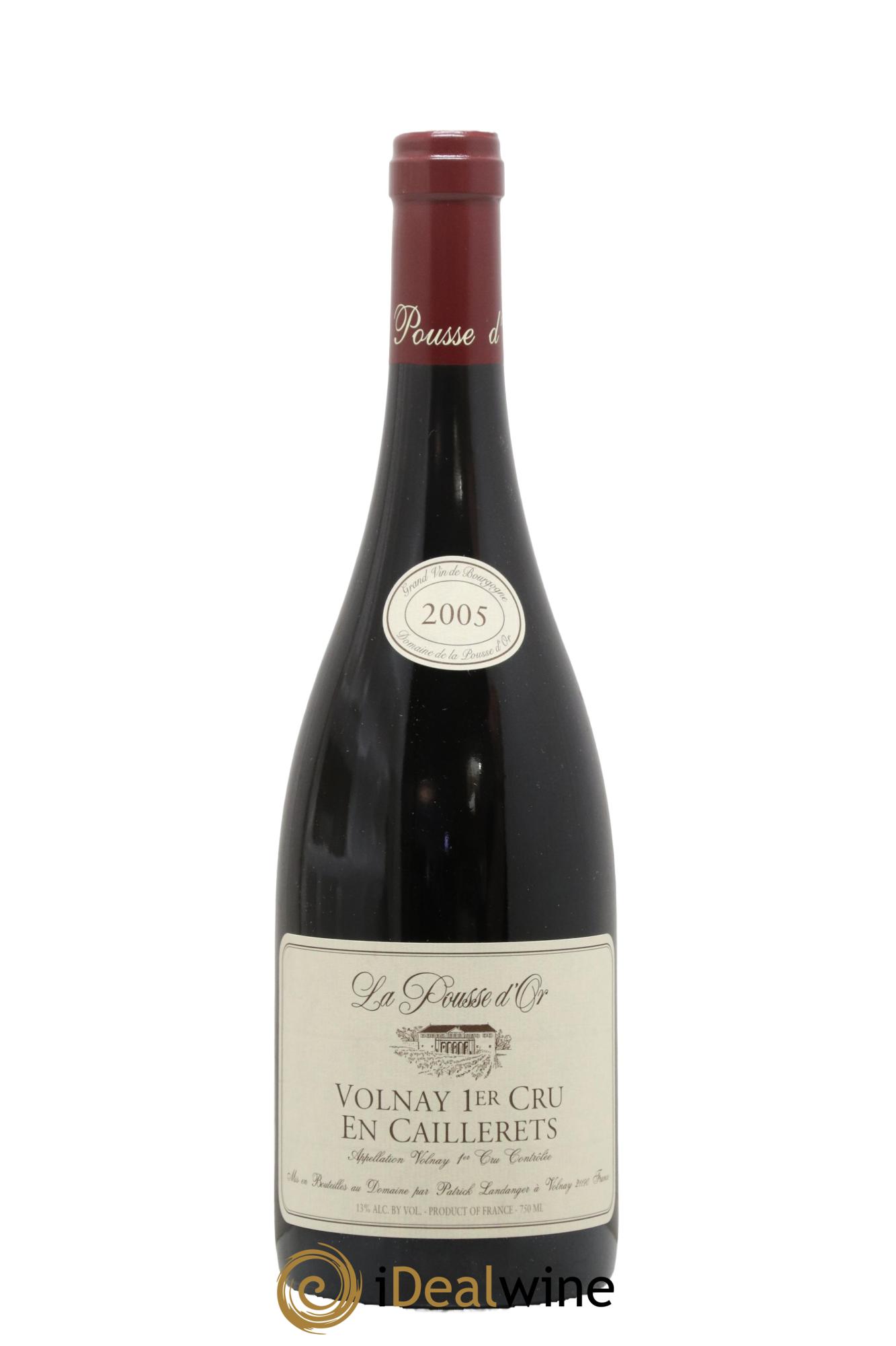 Volnay 1er Cru Les Caillerets La Pousse d'Or (Domaine de) 2005 - Lot de 1 bouteille - 0