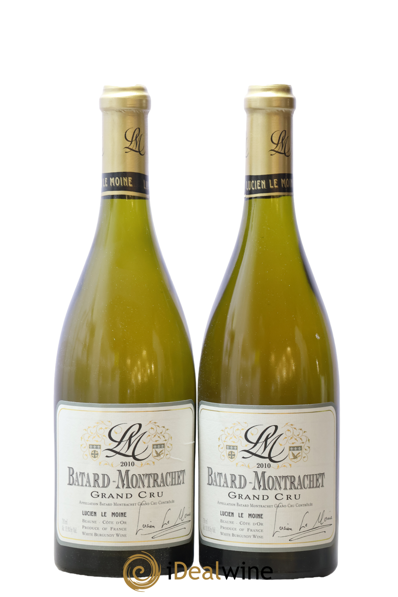 Bâtard-Montrachet Grand Cru Lucien Le Moine 2010 - Lot de 2 bouteilles - 0