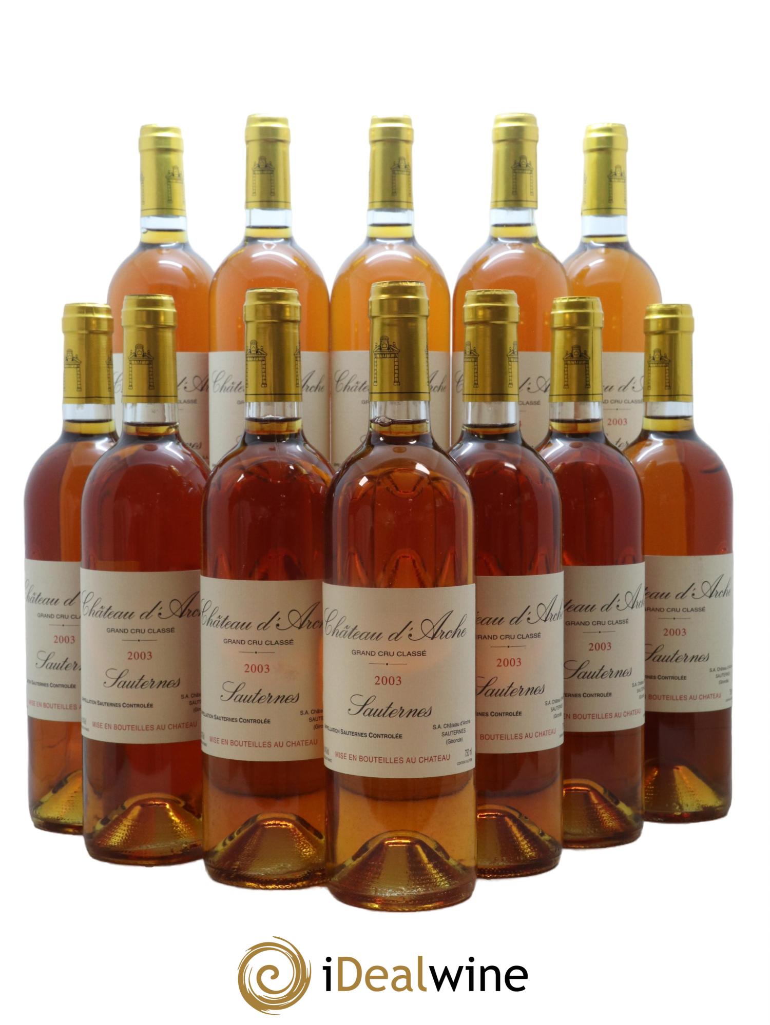 Château d' Arche 2ème Grand Cru Classé 2003 - Lotto di 12 bottiglie - 0