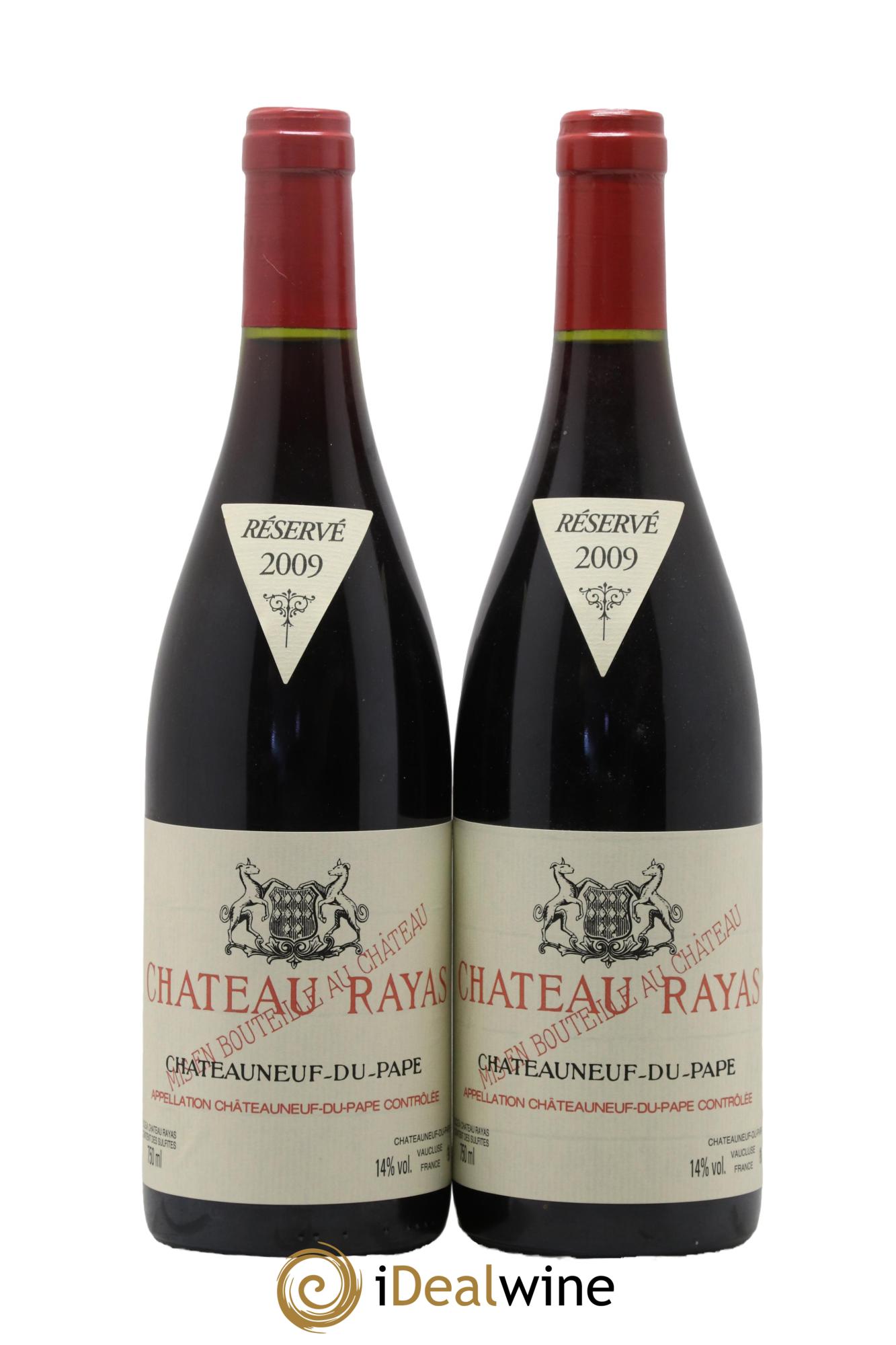 Châteauneuf-du-Pape Château Rayas Emmanuel Reynaud 2009 - Lot de 2 bouteilles - 0