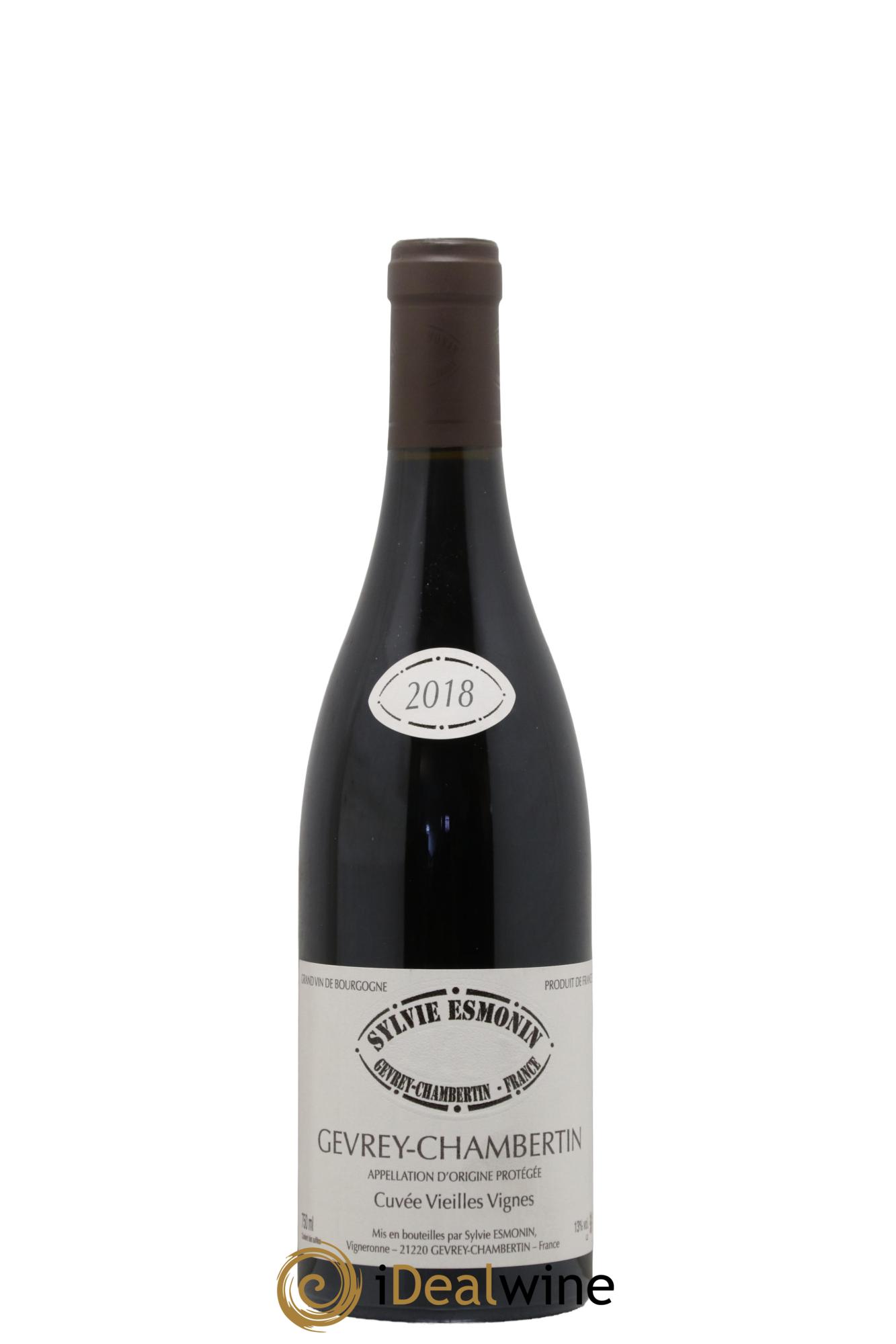 Gevrey-Chambertin Vieilles Vignes Sylvie Esmonin 2018 - Lot of 1 bottle - 0