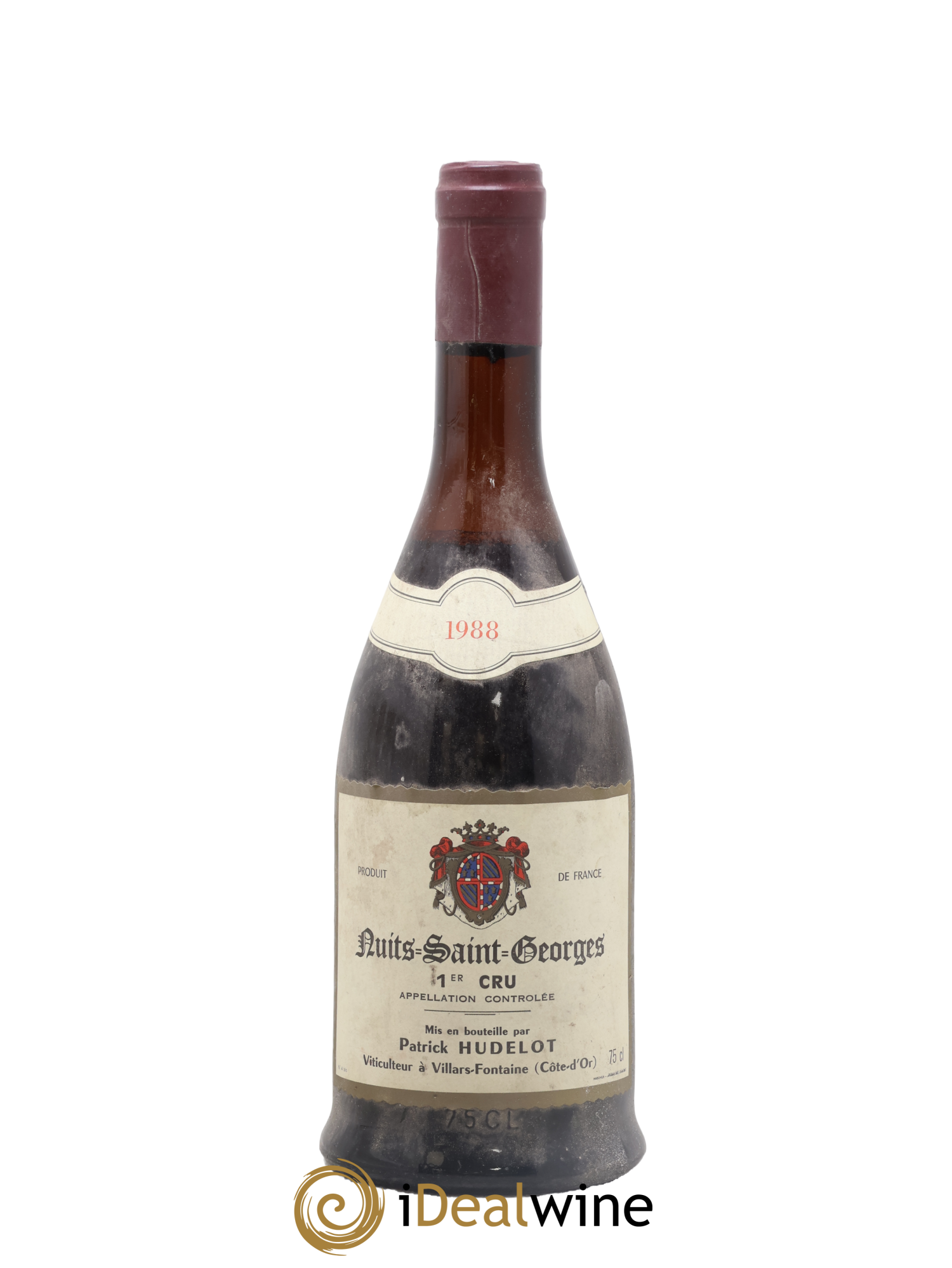 Nuits-Saint-Georges 1er Cru Domaine Patrick Hudelot 1988 - Lot de 1 bouteille - 0