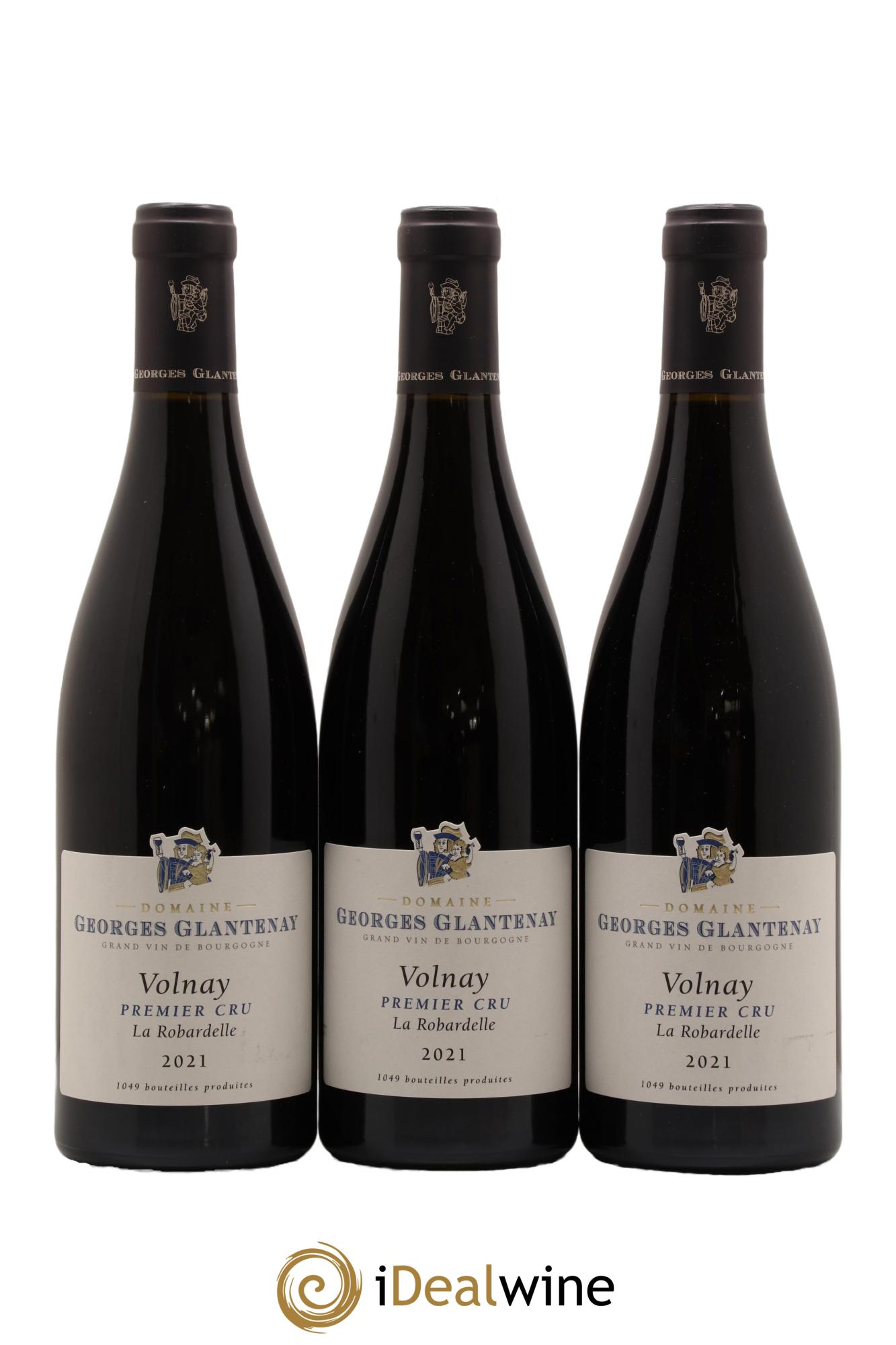 Volnay 1er Cru La Robardelle Georges Glantenay 2021 - Lot de 3 bouteilles - 0