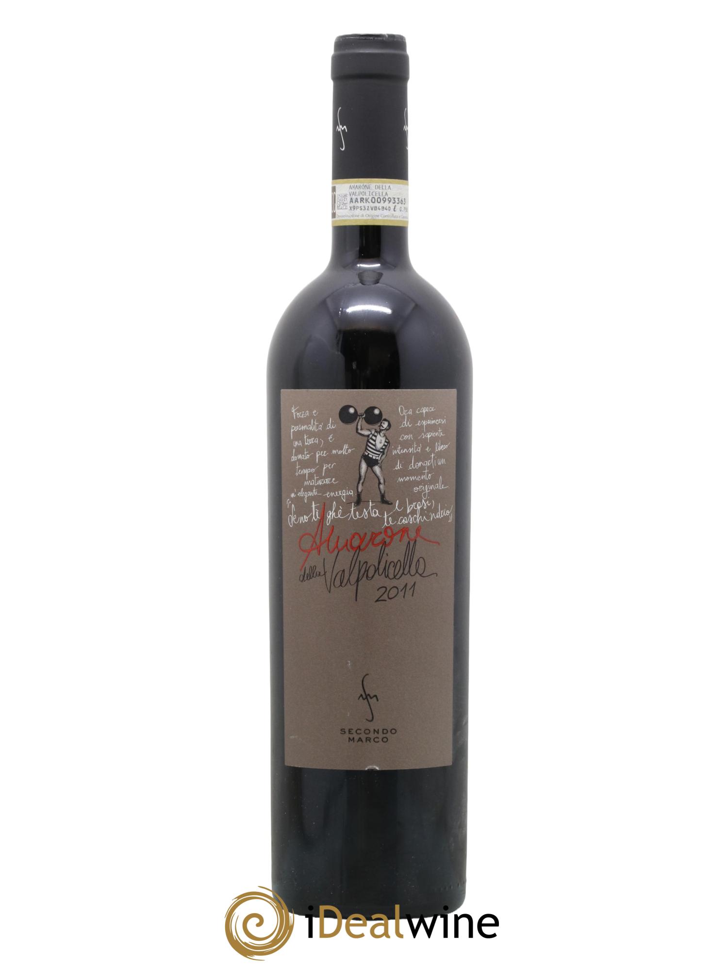 Amarone della Valpolicella DOC Secondo Marco 2011 - Lot de 1 bouteille - 0