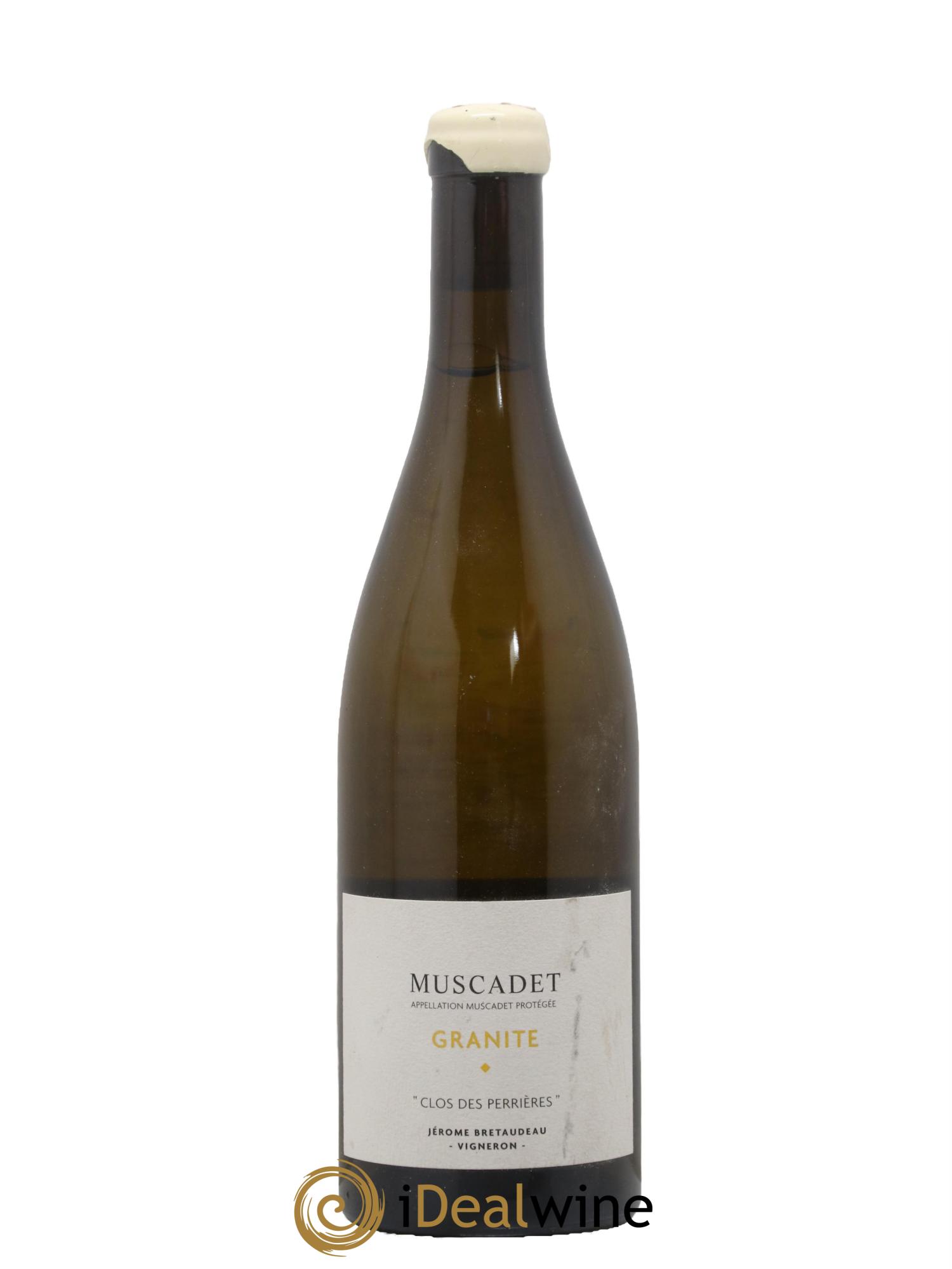 Muscadet-Sèvre-et-Maine Granite Clos des Perrières Jérôme Bretaudeau - Domaine de Bellevue 2020 - Lot de 1 bouteille - 0