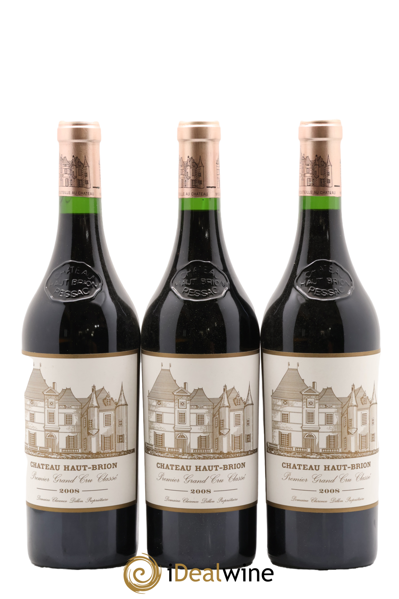 Château Haut Brion 1er Grand Cru Classé  2008 - Lot de 6 bouteilles - 1