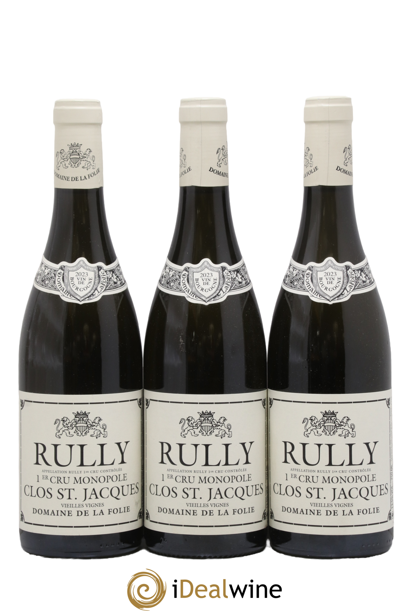 Rully 1er Cru Clos Saint-Jacques Domaine de la Folie 2023 - Lot de 3 bouteilles - 0