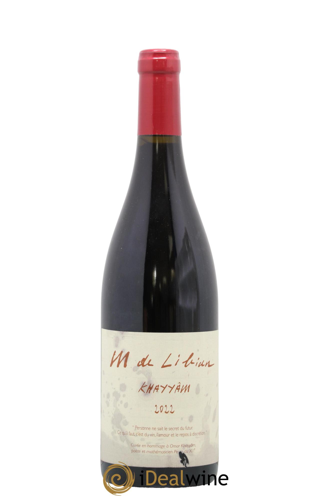 Vin de France (anciennement Côtes-du-Rhône) Khayyam Mas de Libian 2022 - Lot de 1 bouteille - 0