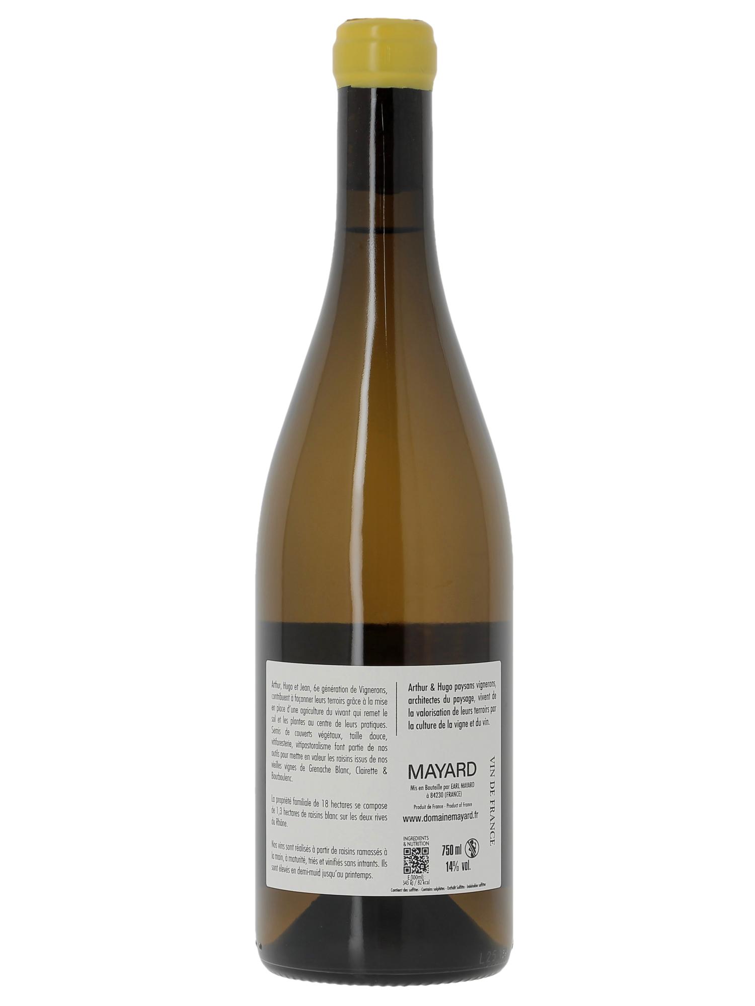 Vin de France Vignobles Mayard 2025 - Lot de 1 bouteille - 1