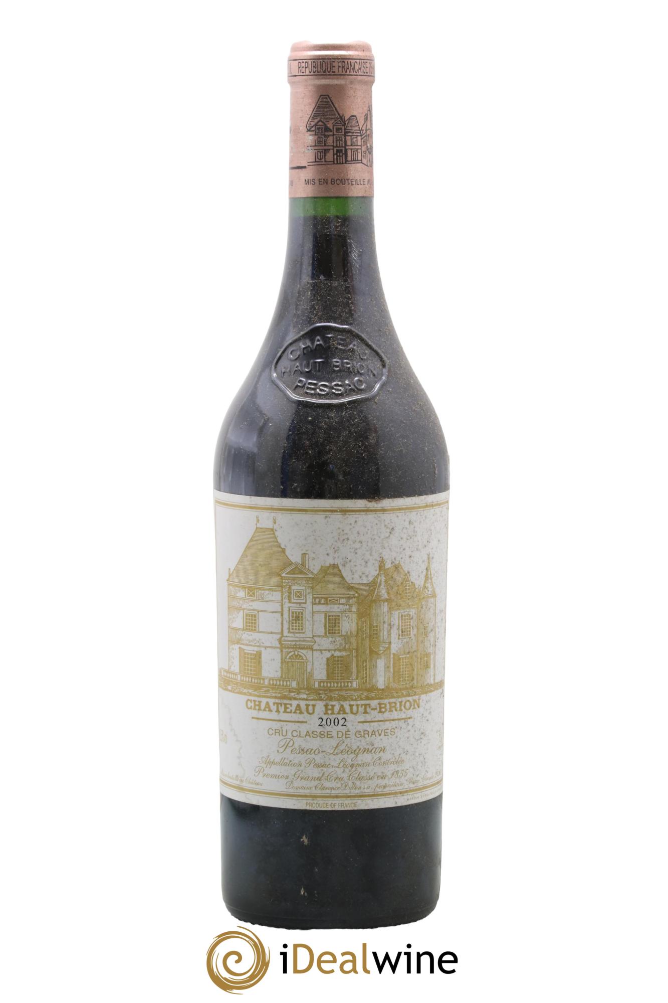 Château Haut Brion 1er Grand Cru Classé 2002 - Lot de 1 bouteille - 0