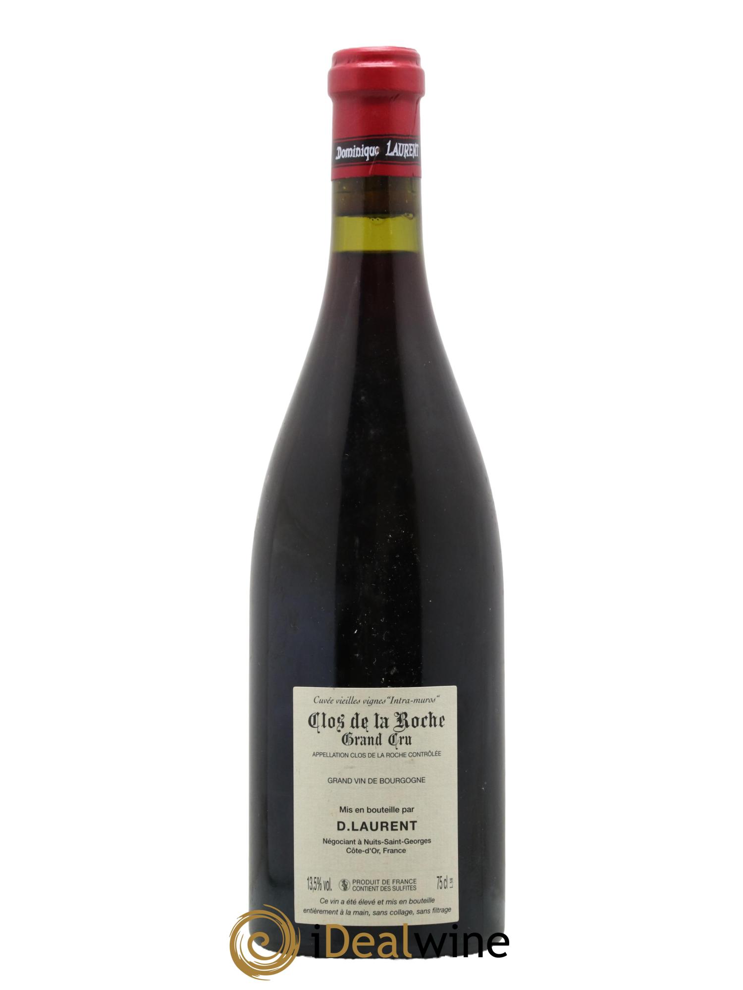 Clos de la Roche Grand Cru Vieilles vignes Intra-muros Dominique Laurent 2005 - Lotto di 1 bottiglia - 1